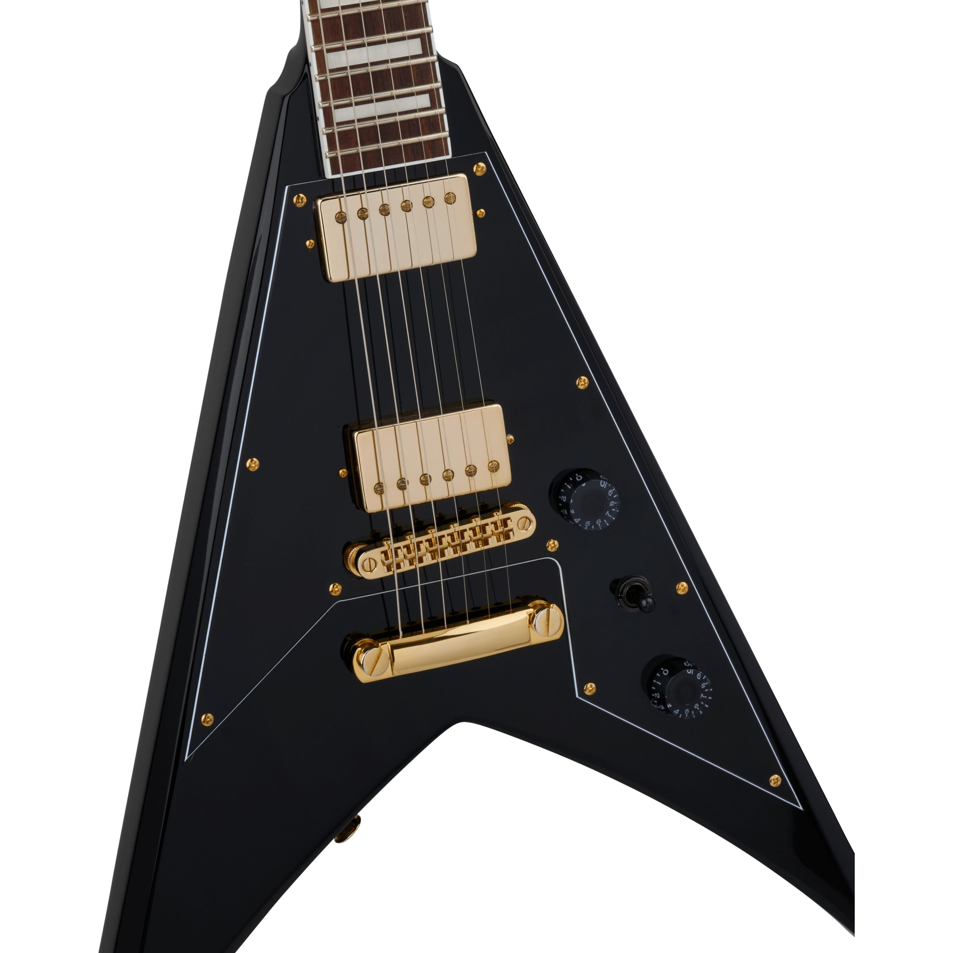 Jackson E-Gitarre, E-Gitarren, Andere Modelle, X Series Signature Scott Ian King V KVXT Gloss Black - E-Gitarre