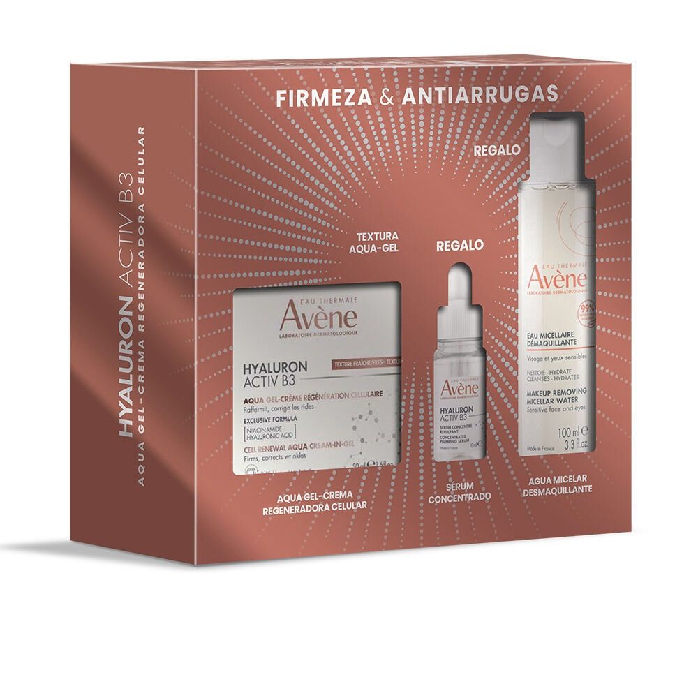 Avene Gesichtspflege-Set HYALURON ACTIV B3 AQUA GEL - CREME+MIZELLENWASSER+SERUM