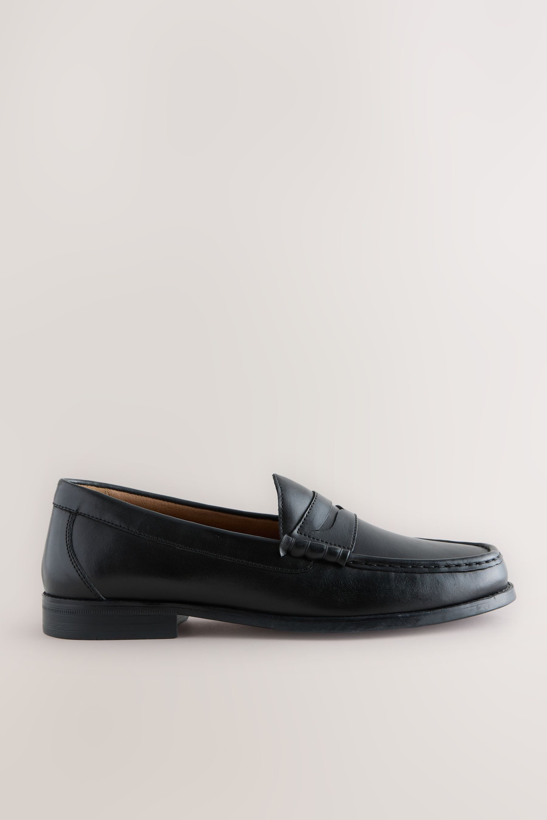 Next Penny Loafer aus Leder, weite Passform Loafer (1-tlg)