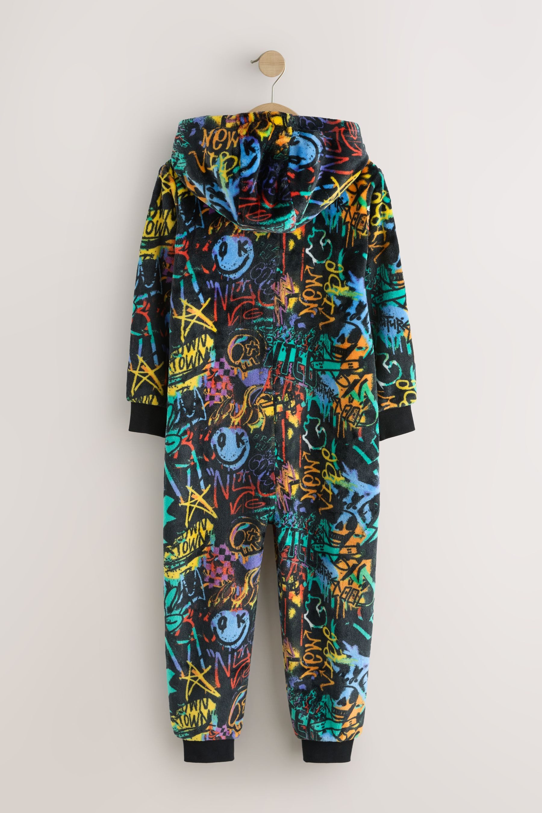 Next Schlafoverall Einteiler aus Fleece (1-tlg) – Bild 2 von 4
