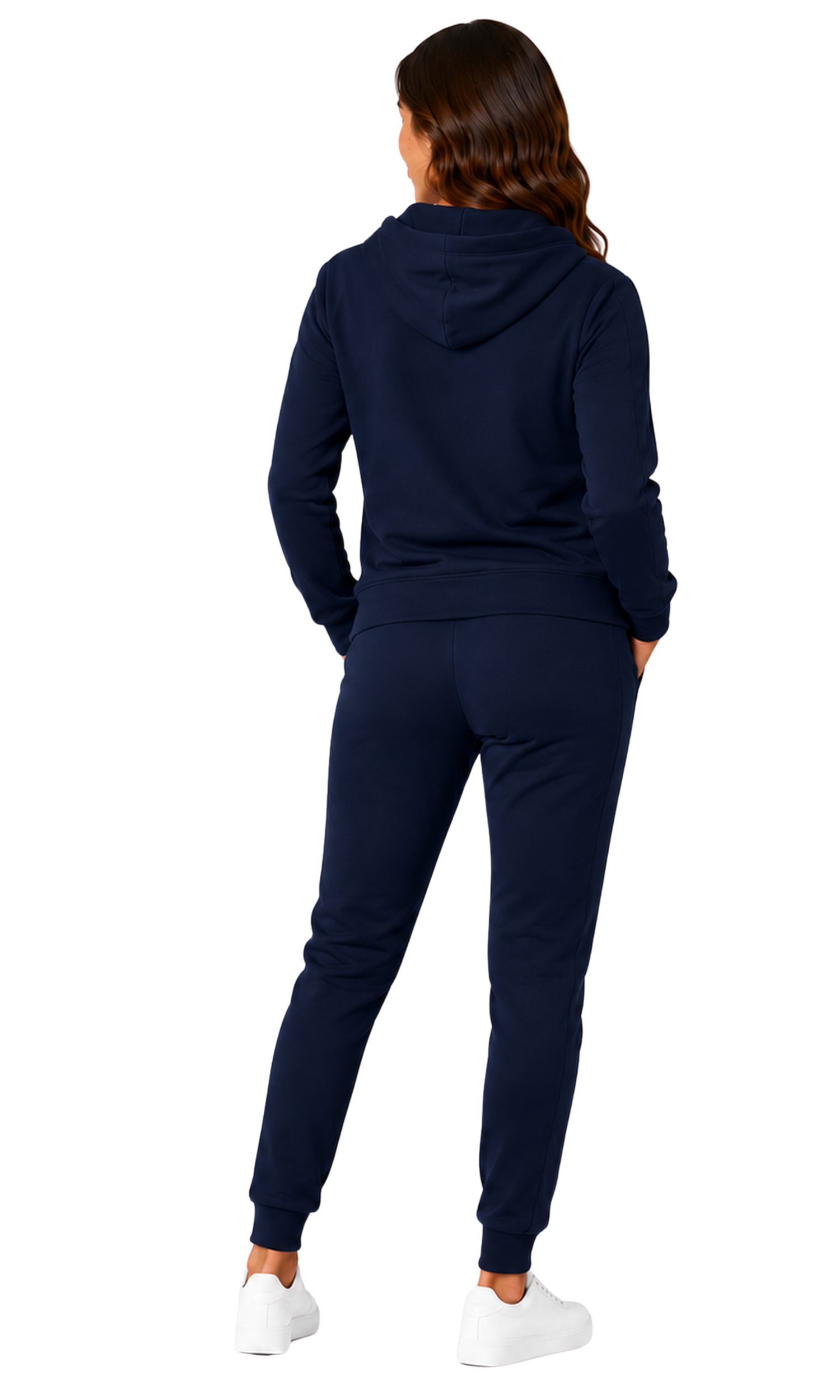 L.gonline Freizeitanzug Damen Jogging-ANZUG X240, Prime (Kapuzenjacke mit Reißverschluss, Hose, 2-tlg), Fitness Freizeit Casual