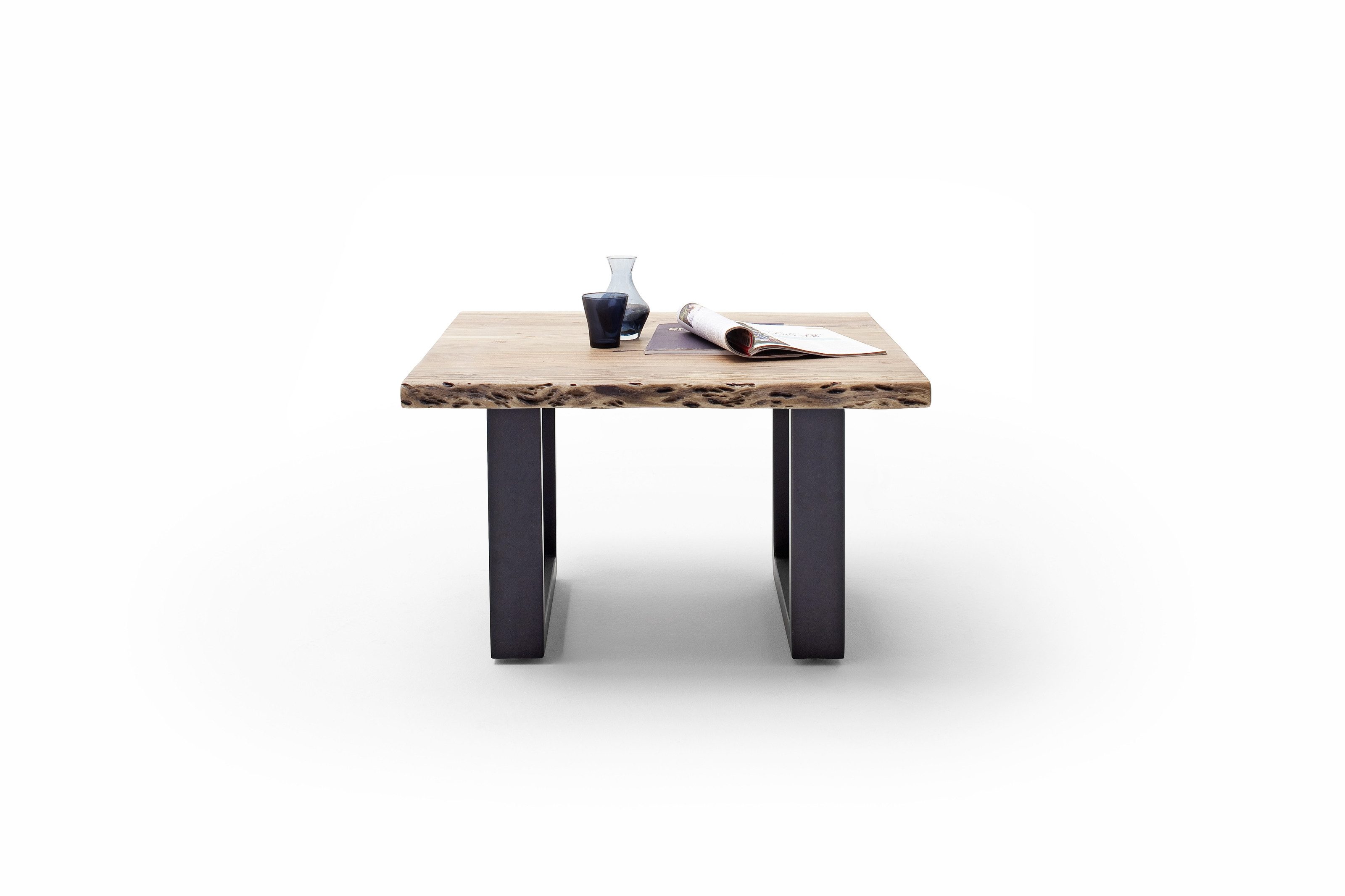 freiraum Couchtisch CARTAGENA, in Akazie natur, massiv lackiert - 75x45x75cm (BxHxT)