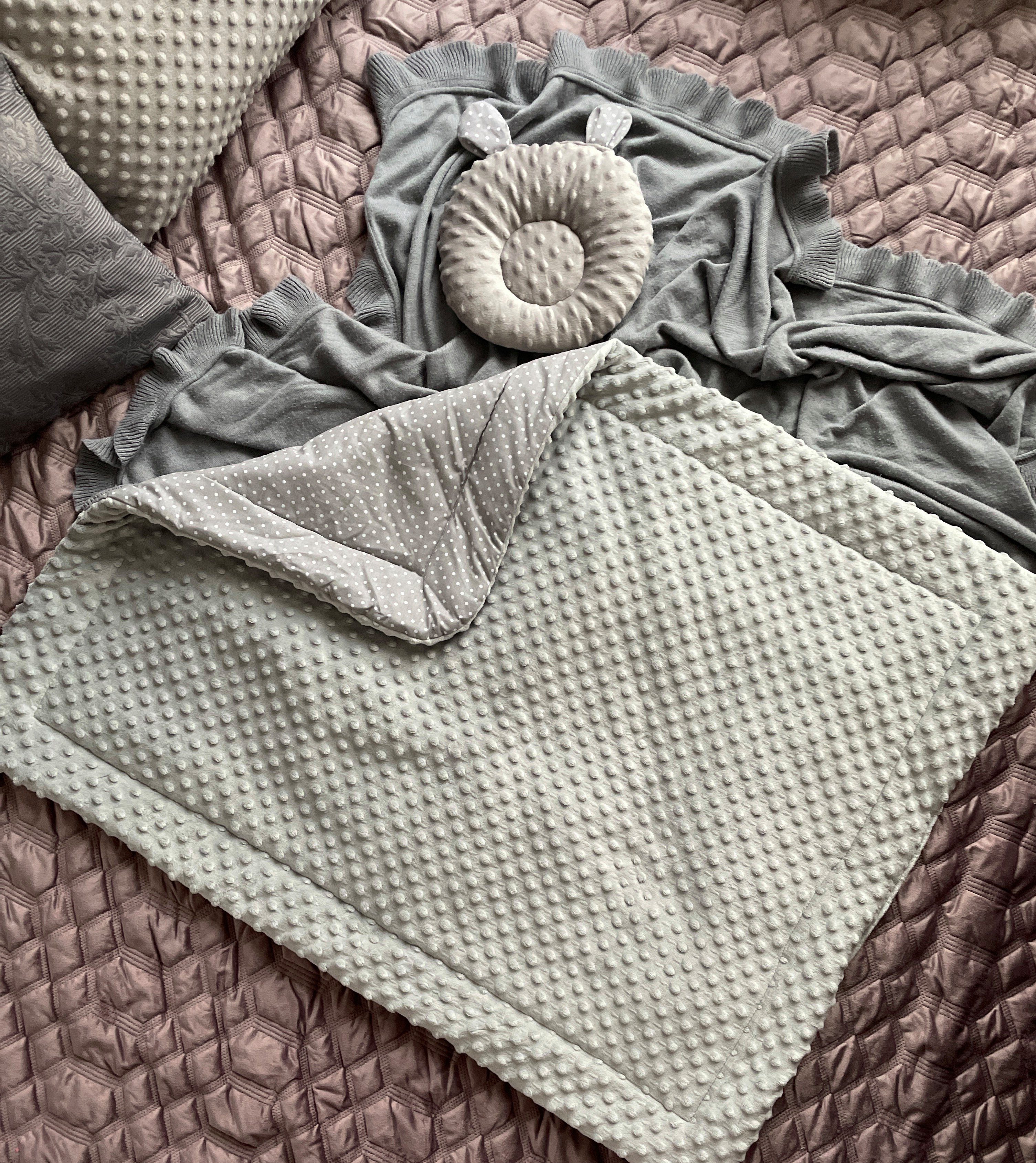 Babydecke Warm, Mittelwarm BAUMWOLLE/MINKY Babydecke 80x100 günstig online kaufen