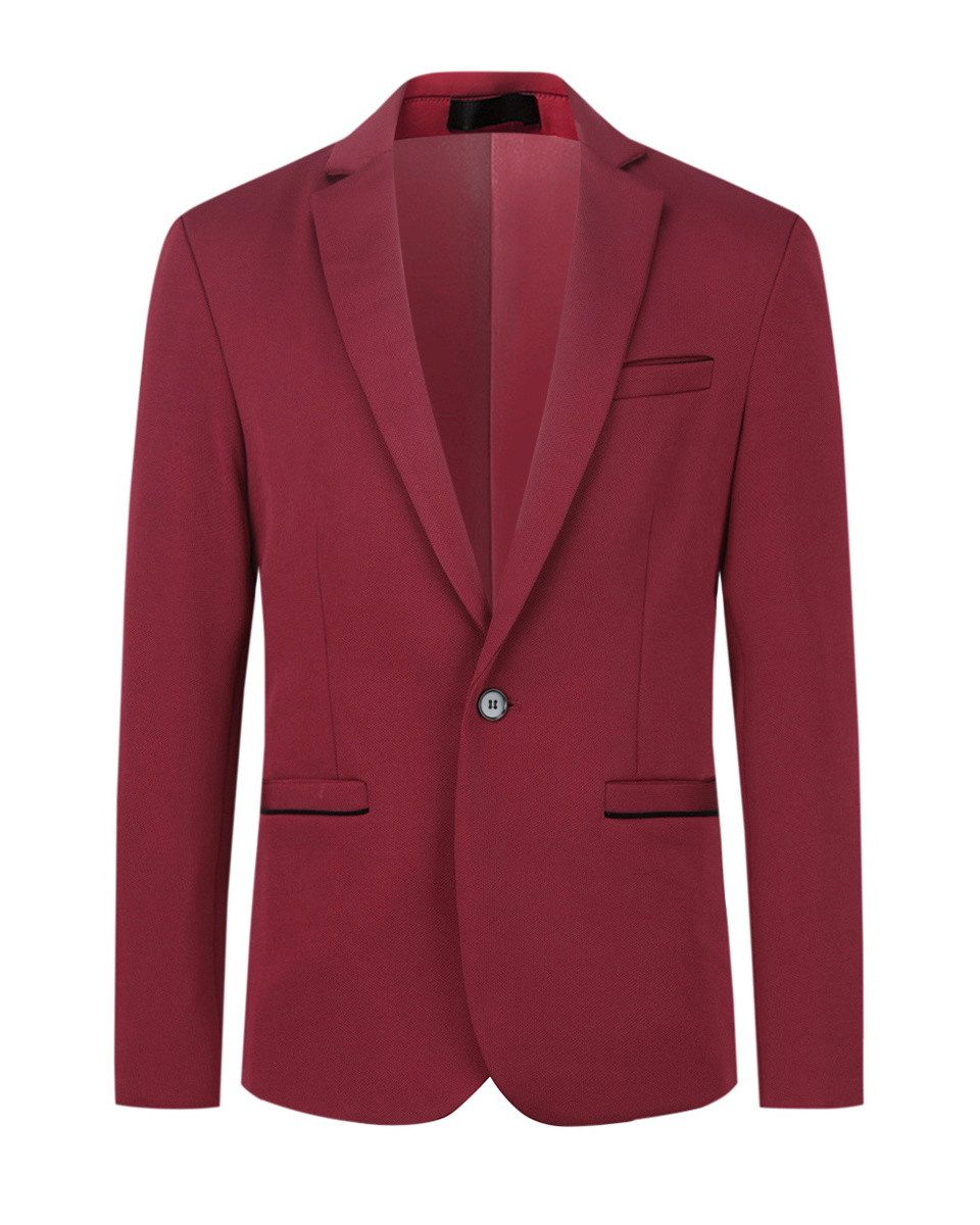 Allthemen Anzug (2 tlg) Slim Fit Hochzeitsanzug mit elastischer Faser günstig online kaufen