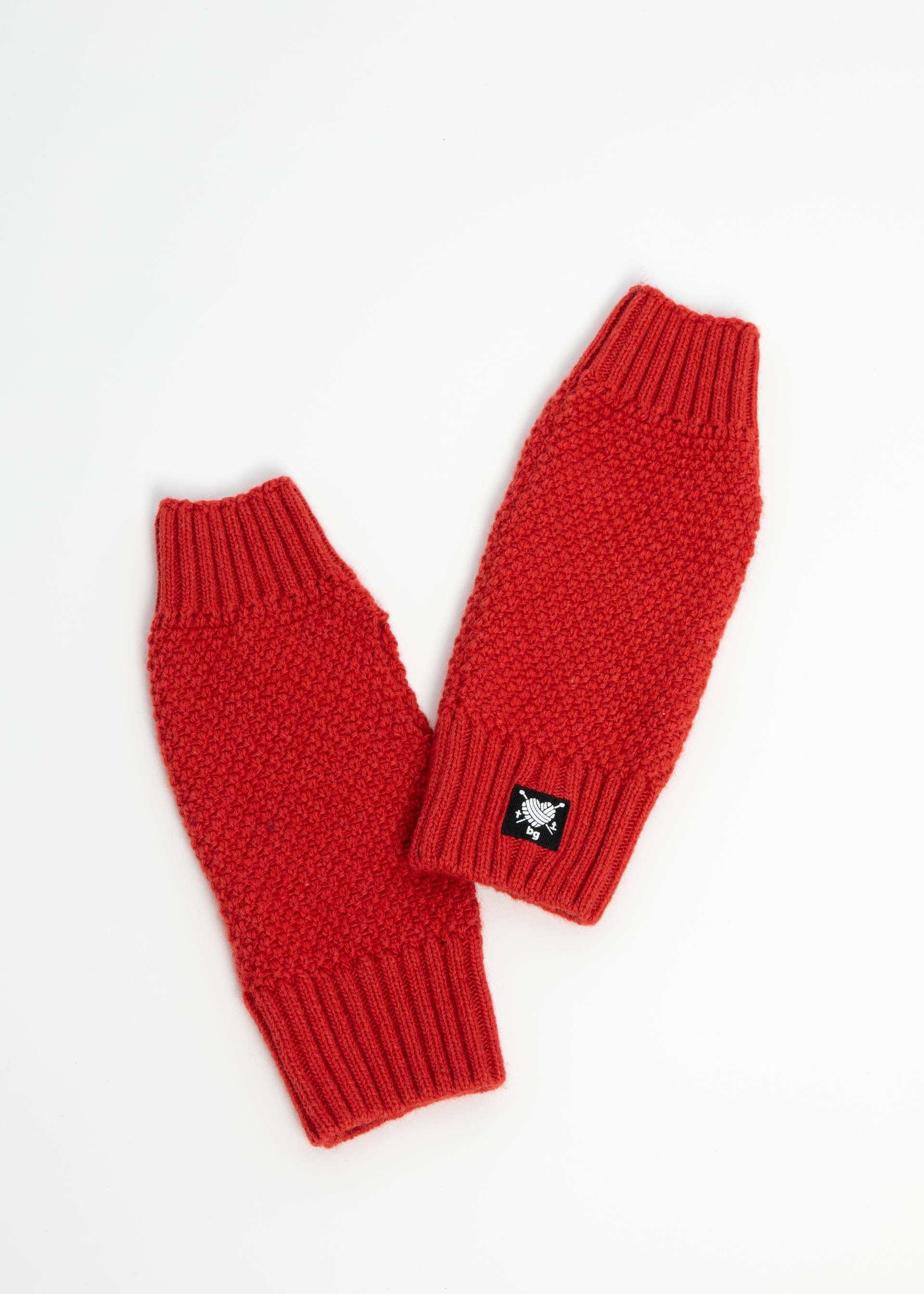 Blutsgeschwister Strickhandschuhe - stilvolle Handstulpen - ONE SIZE