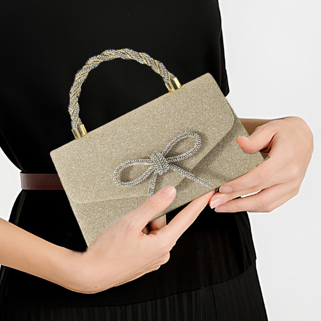 FOUORTUNATE-BEE Abendtasche Damen Clutch Abendtasche mit Kette – Elegant & Vielseitig, Modische Umhängetasche & Handtasche für Kleid und Party