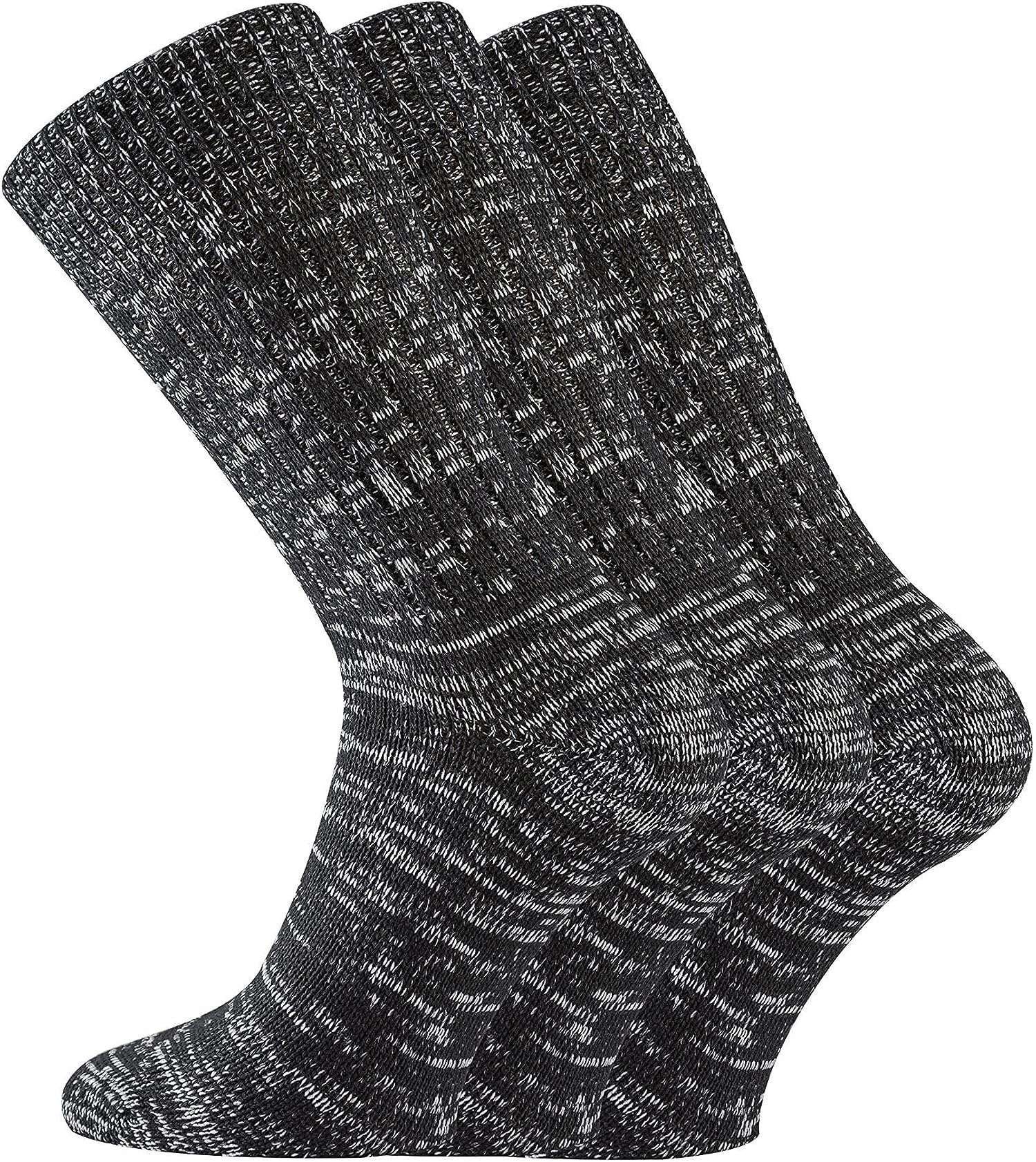 24 (Jeans-Socken) Socken Damen Schwarz-meliert 6 Herren für TippTexx und Original-Jeanssocken Paar