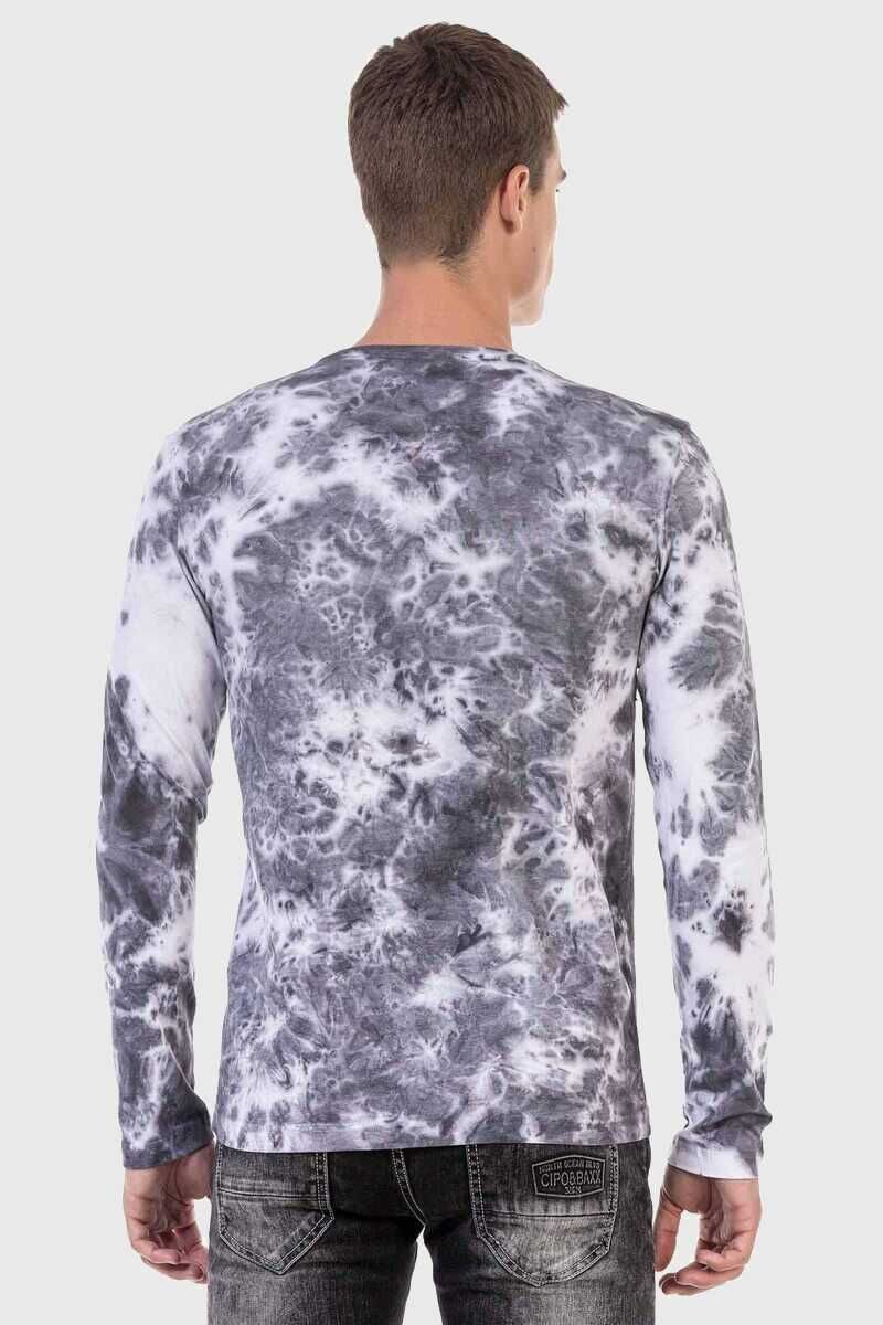 Cipo & Baxx T-Shirt Sweatshirts mit Allover-Muster und Logoprint günstig online kaufen
