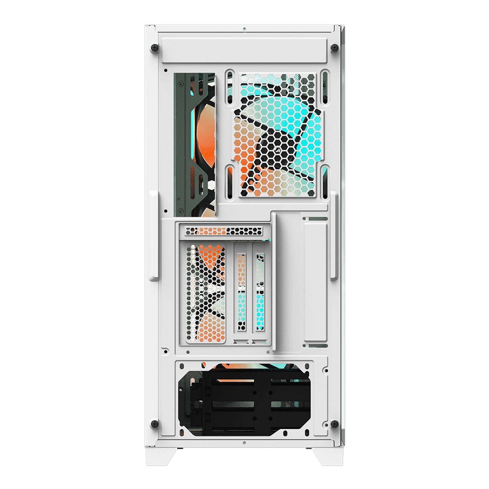 Gigabyte PC-Gehäuse C301 Glass V2 - Mid tower - E-ATX - Seitenteil mit Fenster (gehärtetes