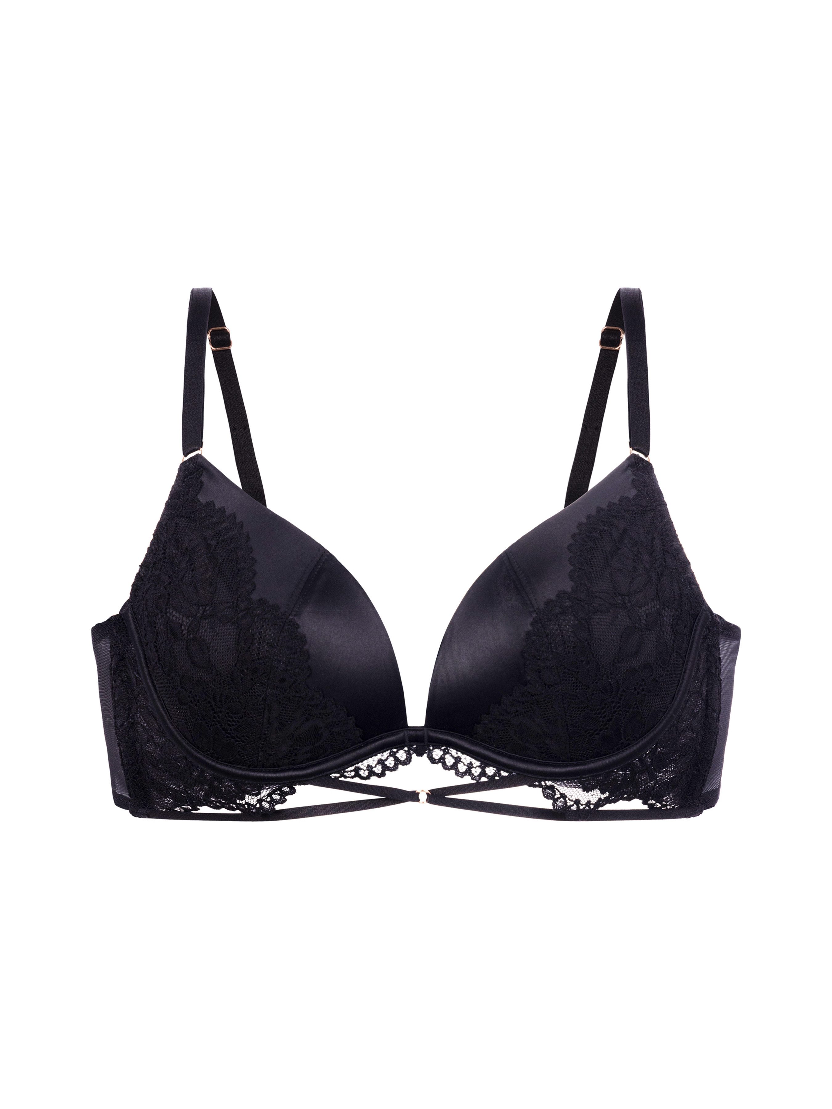 Dorina Push-up-BH Jill (Valentine) mit floraler Spitze, vorgeformte Cups