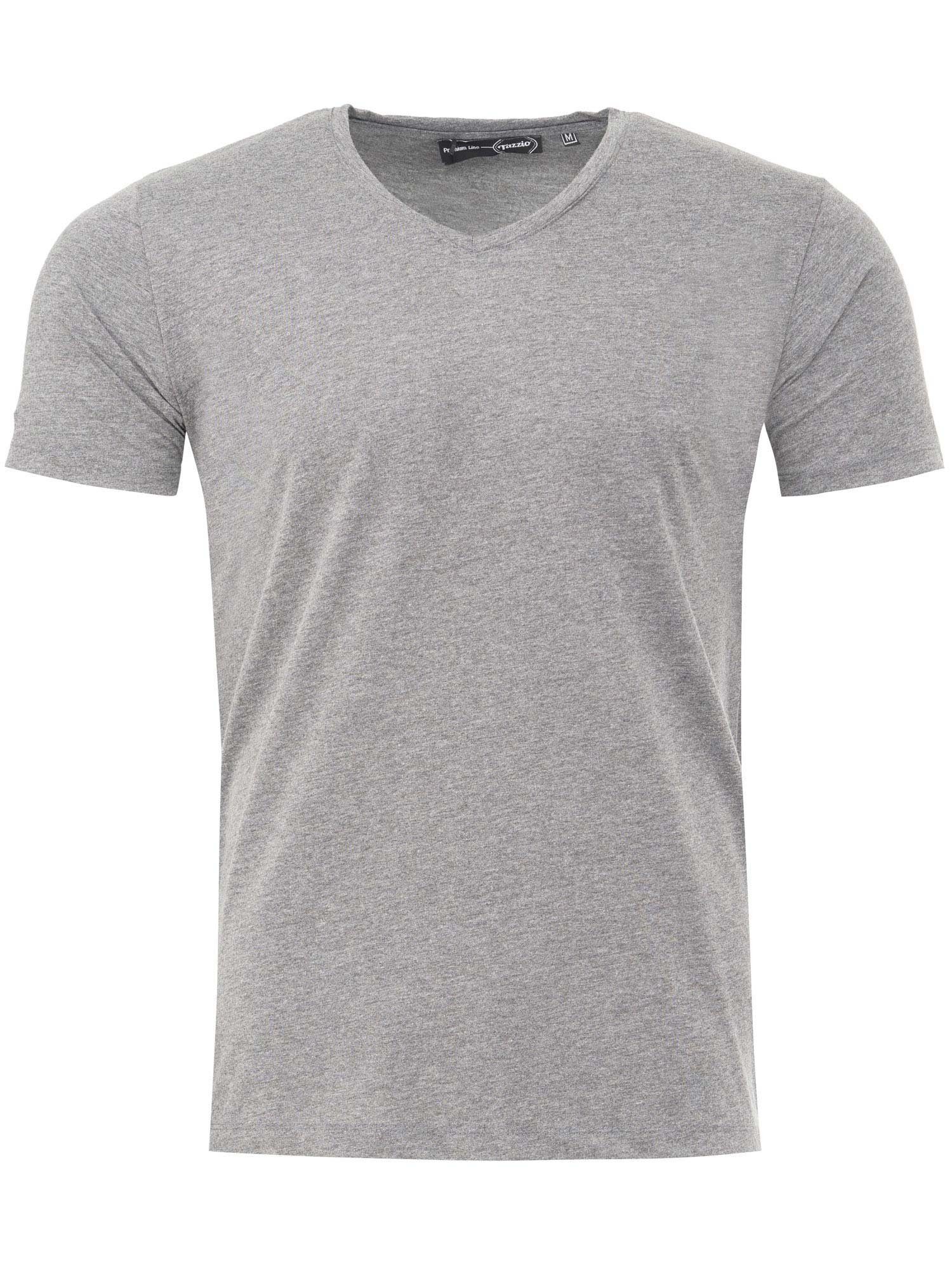 E101 Tazzio grau (2-tlg) 2er-Pack im V-Ausschnitt mit T-Shirt