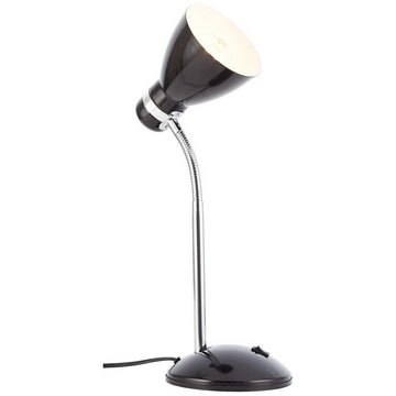 Lightbox Tischleuchte, ohne Leuchtmittel, Schreibtischlampe, 34 x 14 cm, E27, max. 25 W, schwenkbar, schwarz