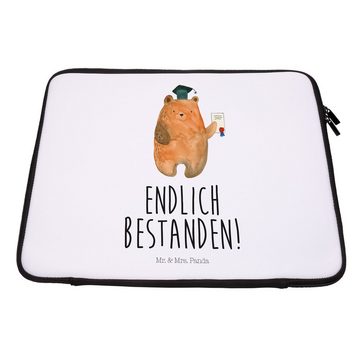 Mr. & Mrs. Panda Laptop-Hülle 20 x 28 cm Bär Prüfung - Weiß - Geschenk, Laptop, Notebook-Reisehülle, Stylish & Praktisch