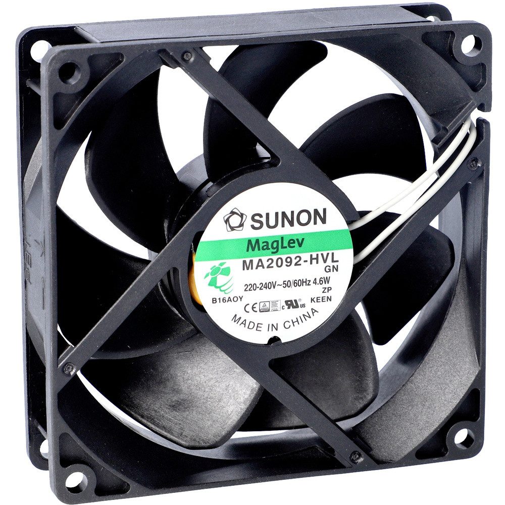 Sunon Gehäuselüfter Sunon CF2082HVL-1000U-999 Axiallüfter 230 V/AC 67.94 m³/h (L x B x H)