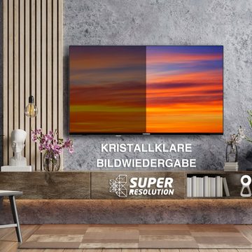 Telefunken XF40AN750M LCD-LED Fernseher (102 cm/40 Zoll, Full HD, Android TV, HDR, Triple-Tuner, Google Play Store, Google Assistant, Bluetooth)