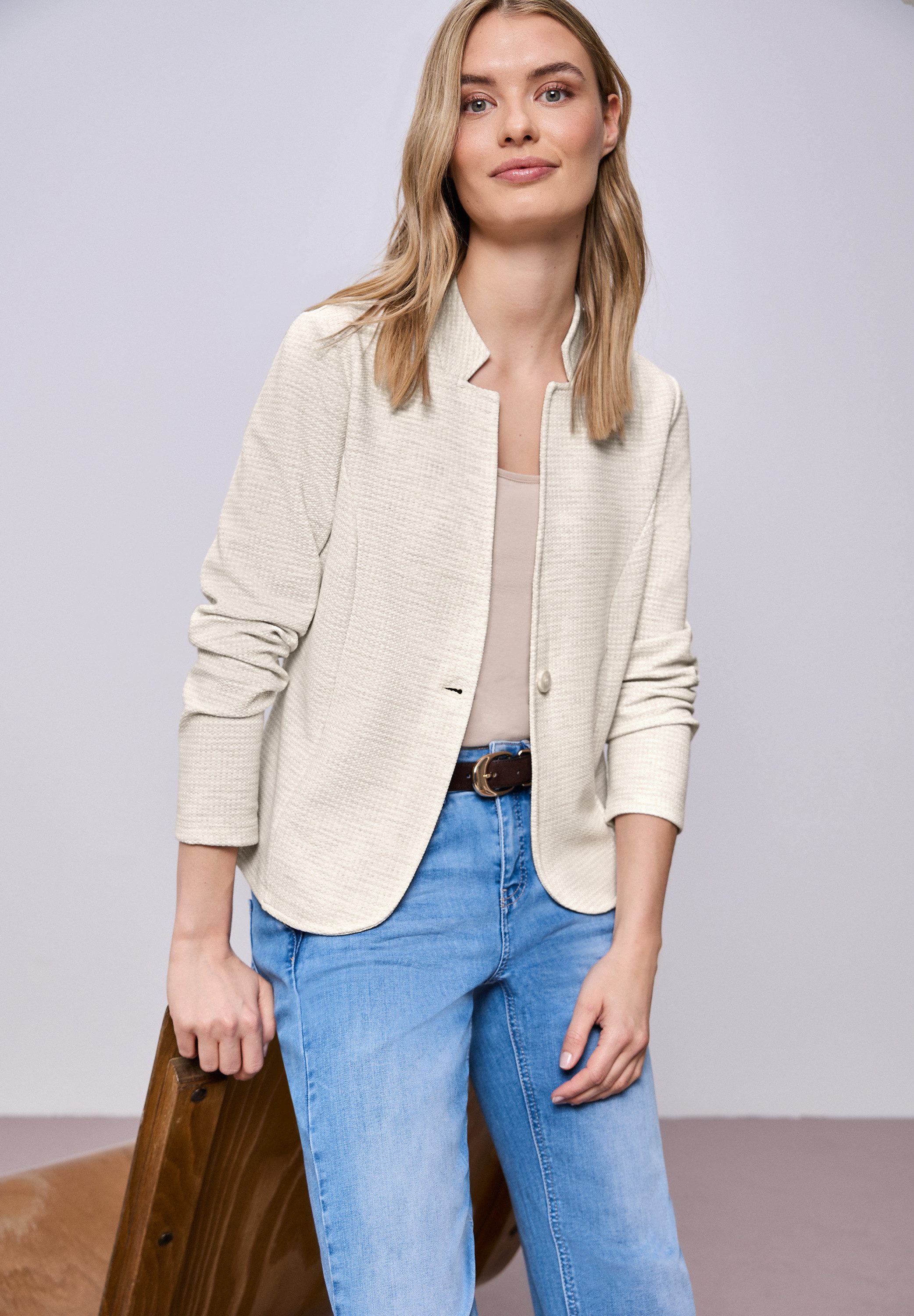 STREET ONE Jackenblazer mit Struktur aus Jersey günstig online kaufen