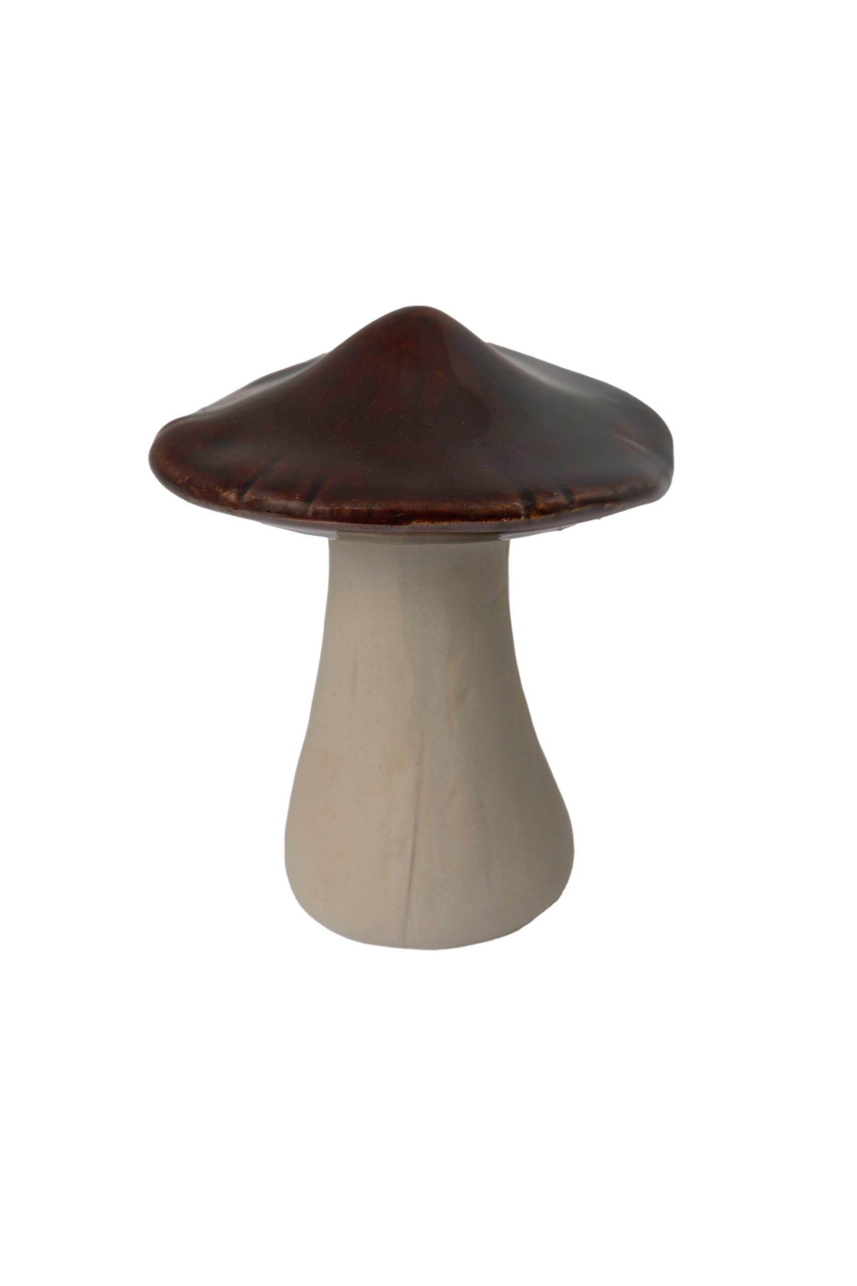 Storefactory Dekofigur Pilz Skogsby Keramik Glasiert h10cm, Dekofigur aus Keramik