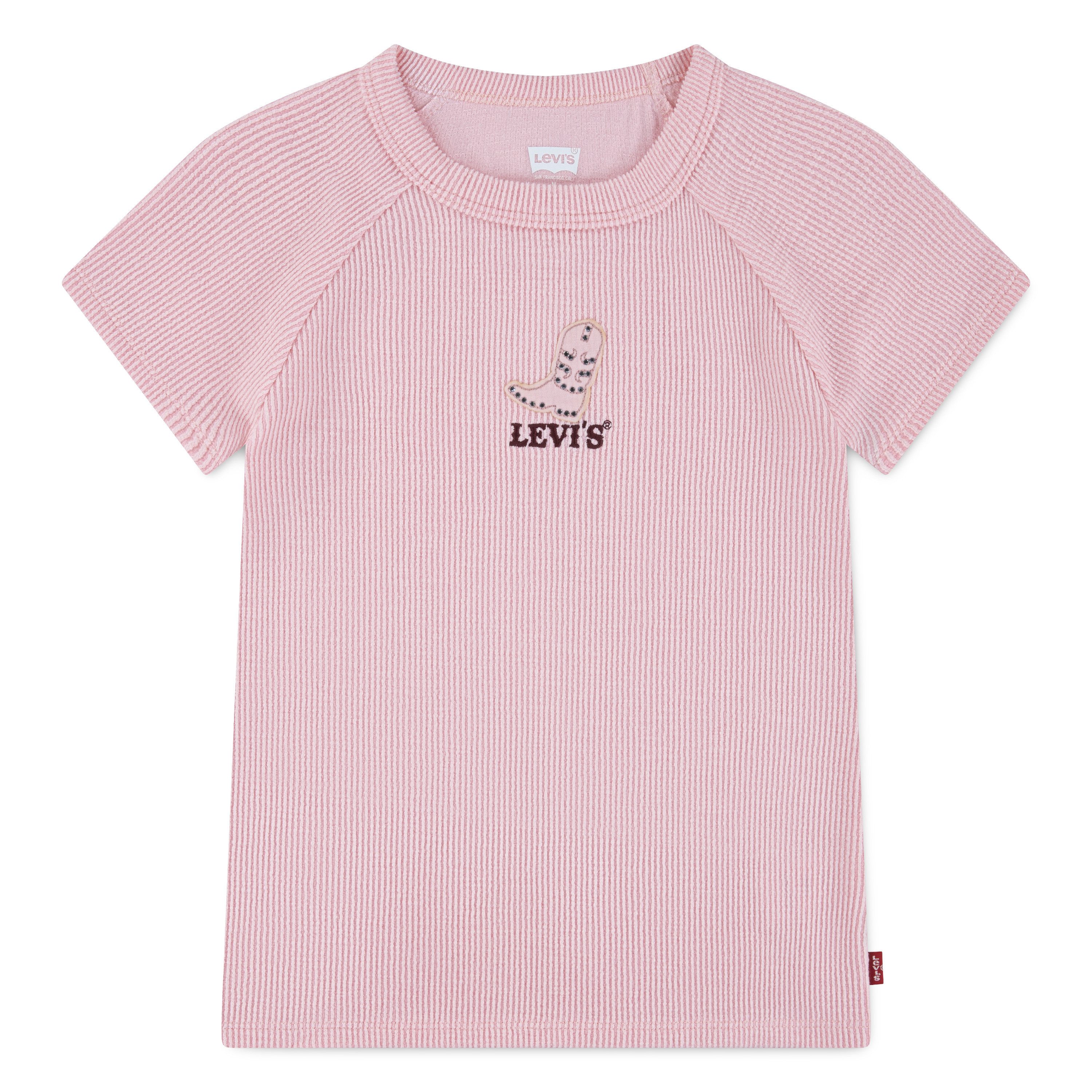 Levi's® Kids Rundhalsshirt LVG COLOR BLOCK RAGLAN in feiner Rippstruktur, for Girls