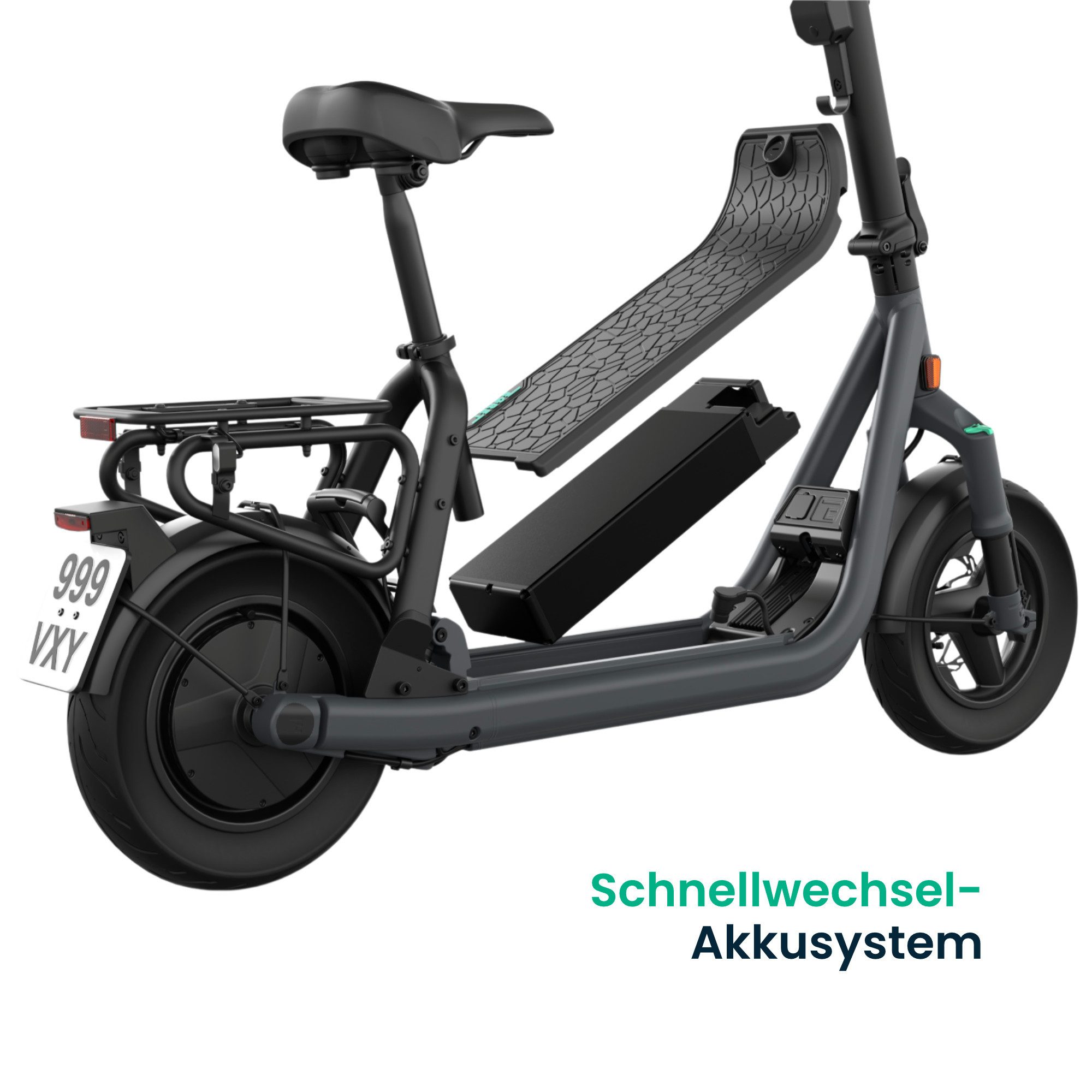 Egret E-Mofaroller GTs, 45 KM/H, FEDERUNG, APPLE FIND MY, ≤100 km, 1890 W, 45 km/h, Wechselakku-System, Vollfederung, Scheibenbremsen, App, NFC, USB-C