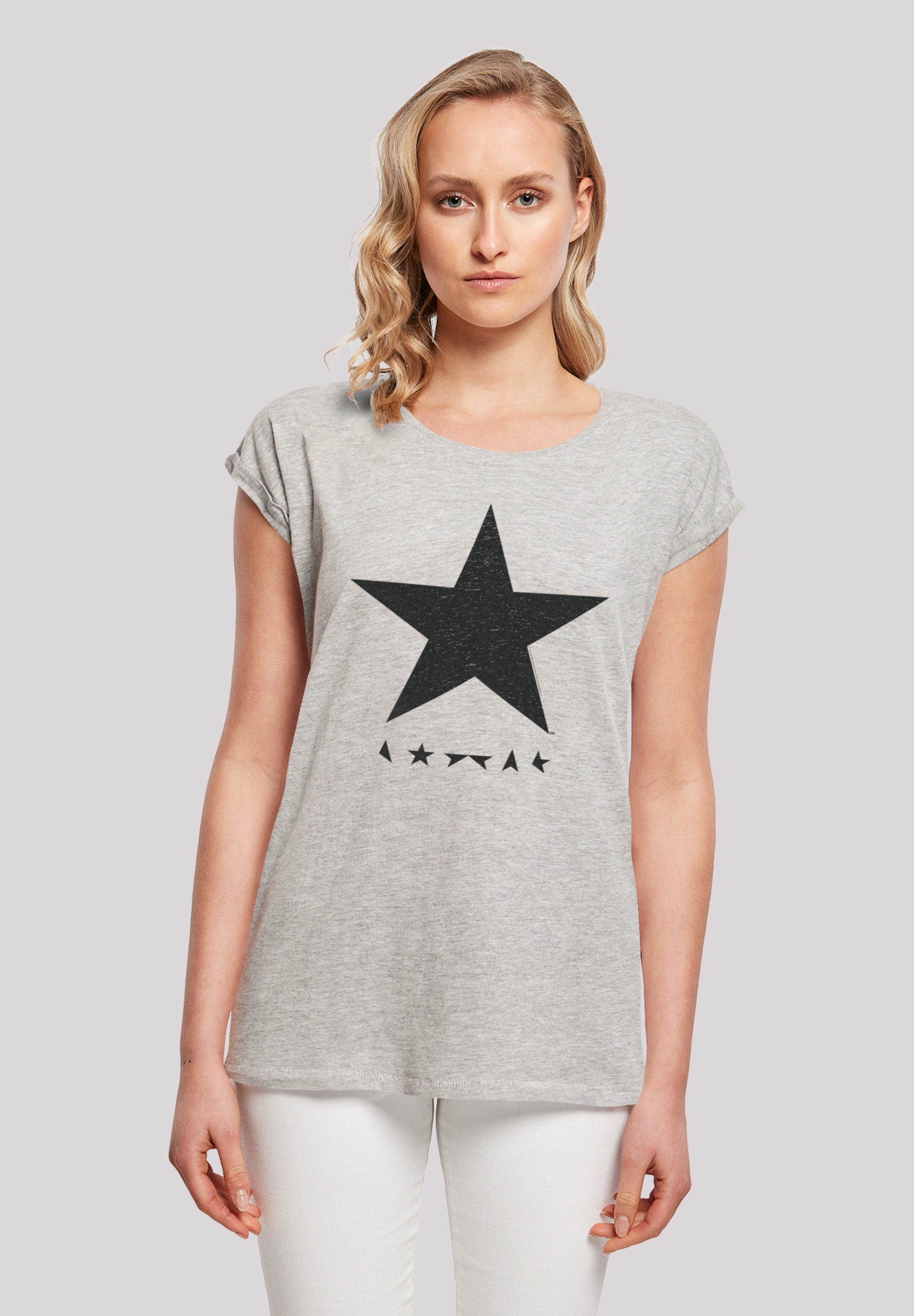 F4NT4STIC T-Shirt David Bowie Star Logo, Langer Schnitt und verkürzte Ärmel  online kaufen | OTTO
