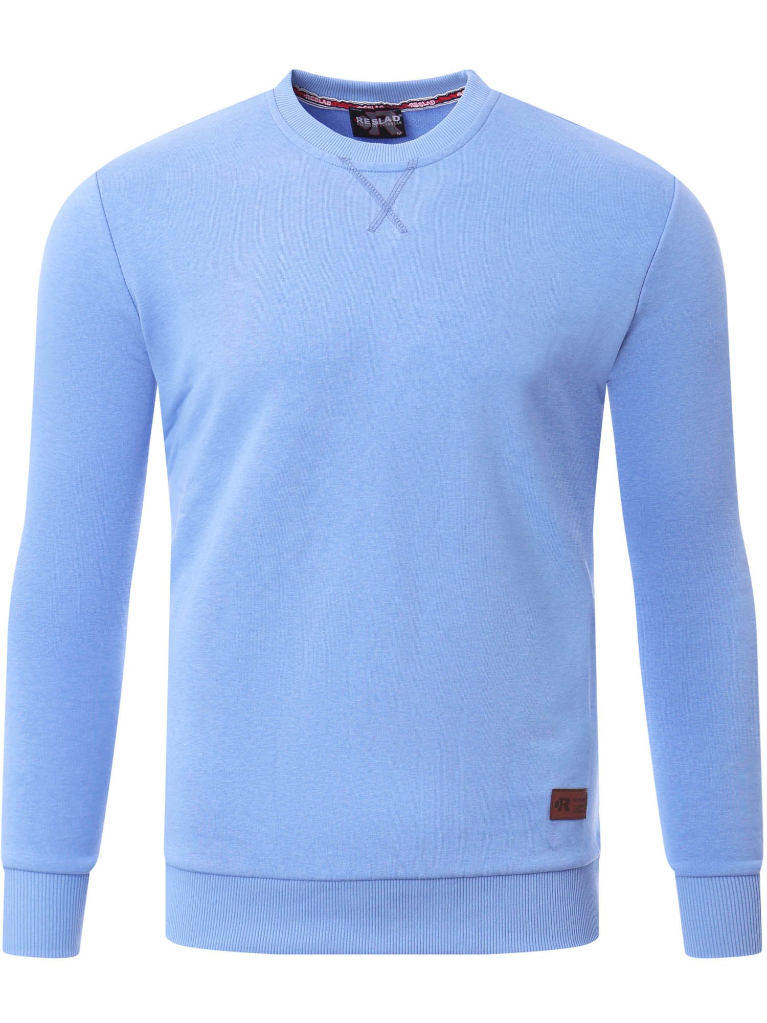Reslad Sweatshirt Reslad Pullover Herren Sweatshirt RS-1013 (1-tlg) weicher Rundhalspullover Winter Pulli Sweater Sweatjacke