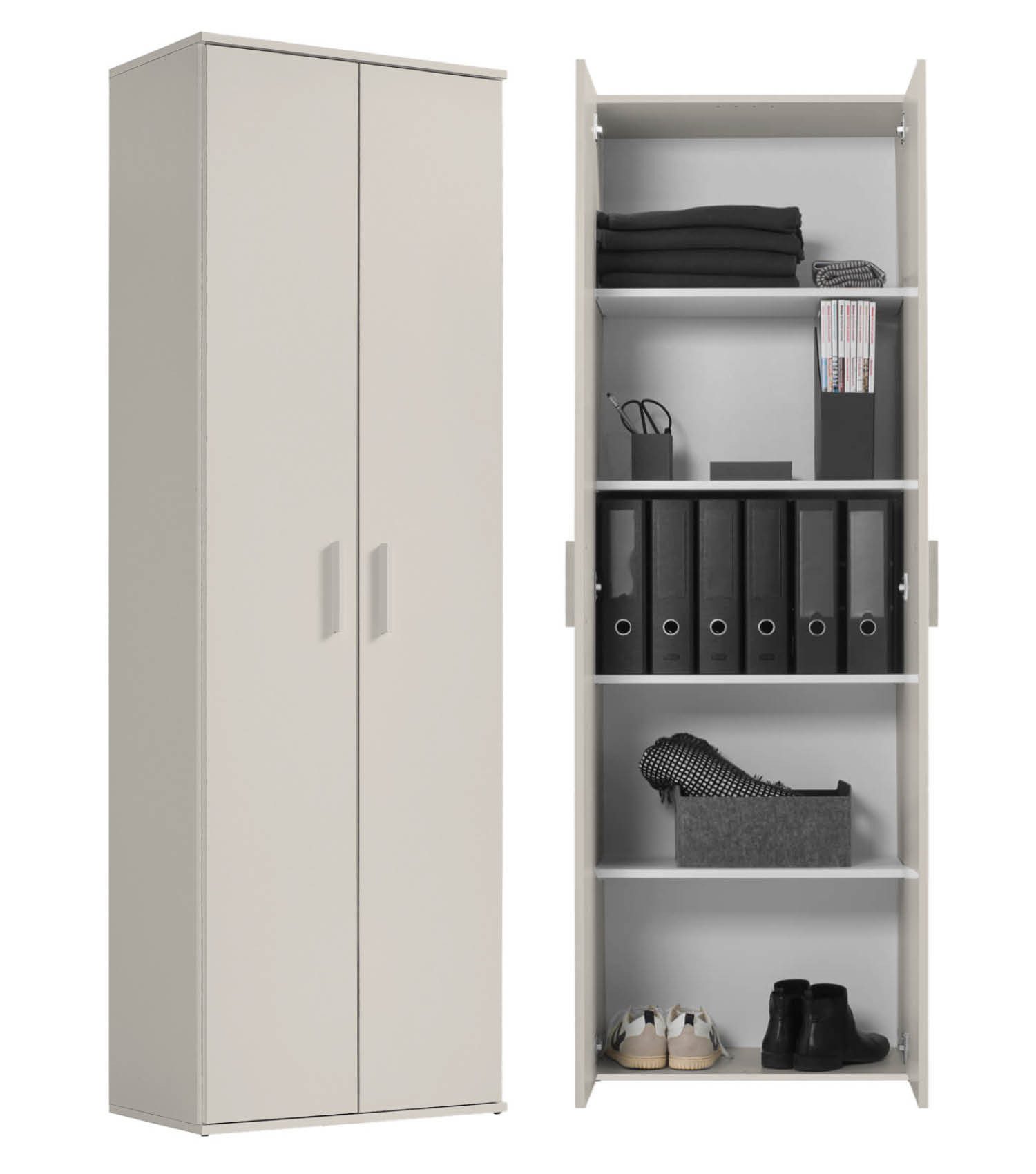 mokebo Mehrzweckschrank Der Lange (60x180 cm, mit 4 Einlegeböden) Schuhschr günstig online kaufen