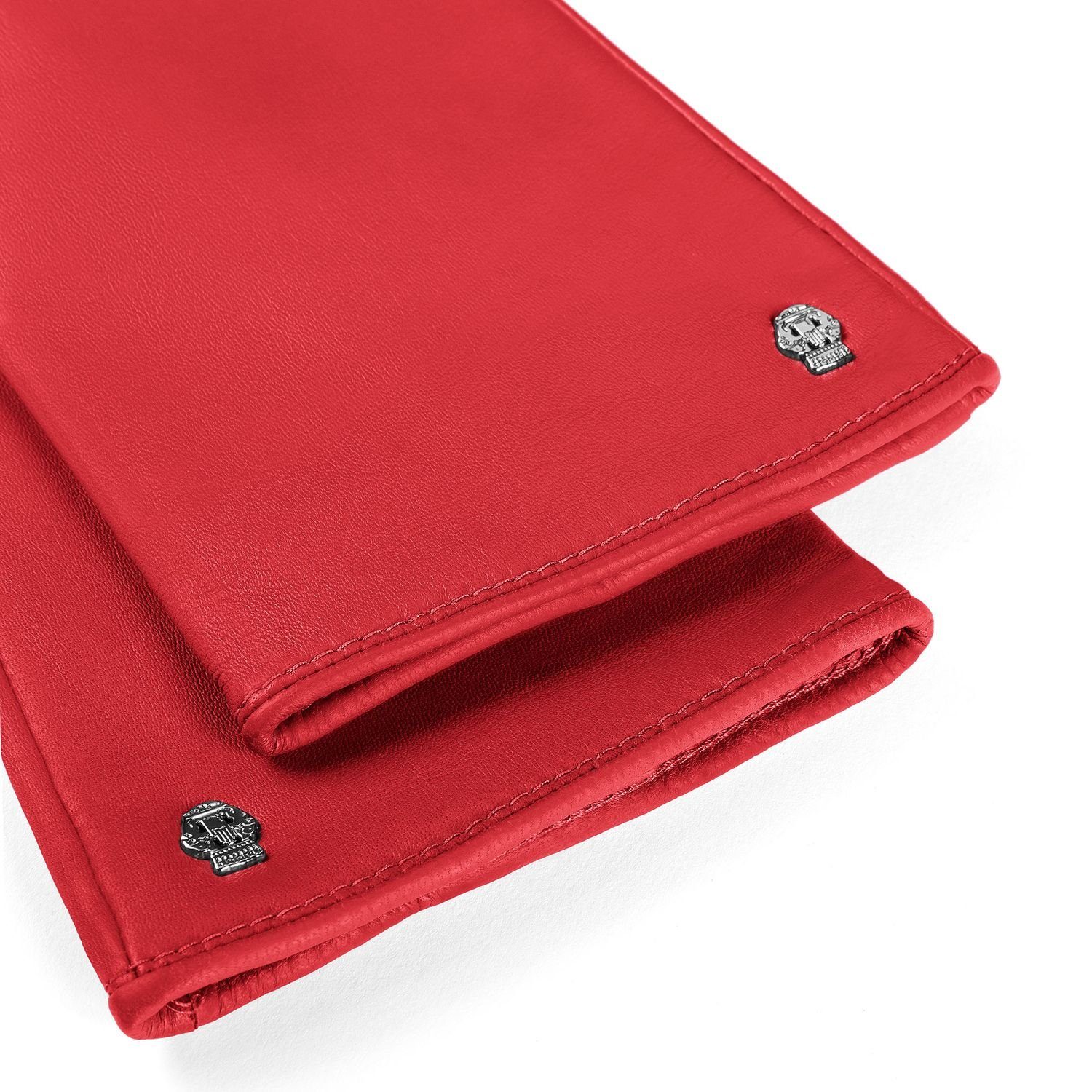 red Roeckl aus Kaschmir 445-classic und Wolle Lederhandschuhe Futtermix Leder-Handschuhe