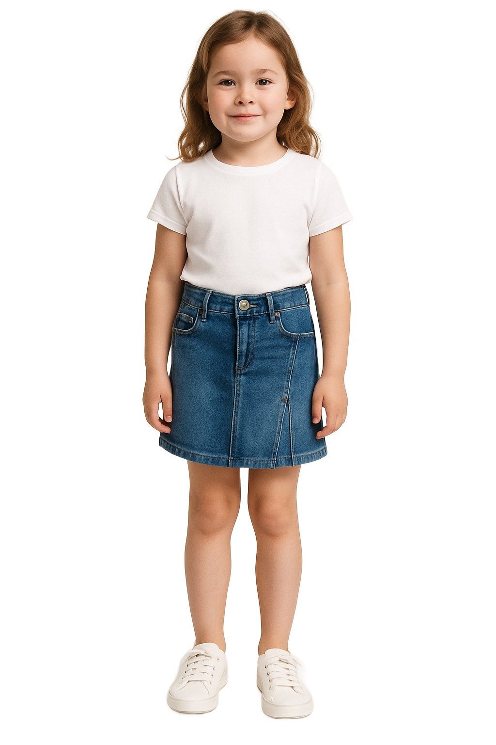 Girls Fashion Jeansrock Rock, Jeansrock, Stretch Rock R7609e
