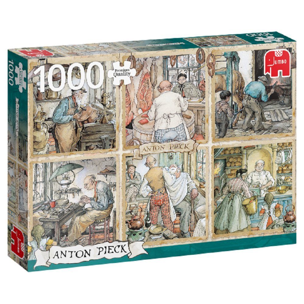 Puzzle Anton Pieck Handwerker 1000 Teile Puzzle