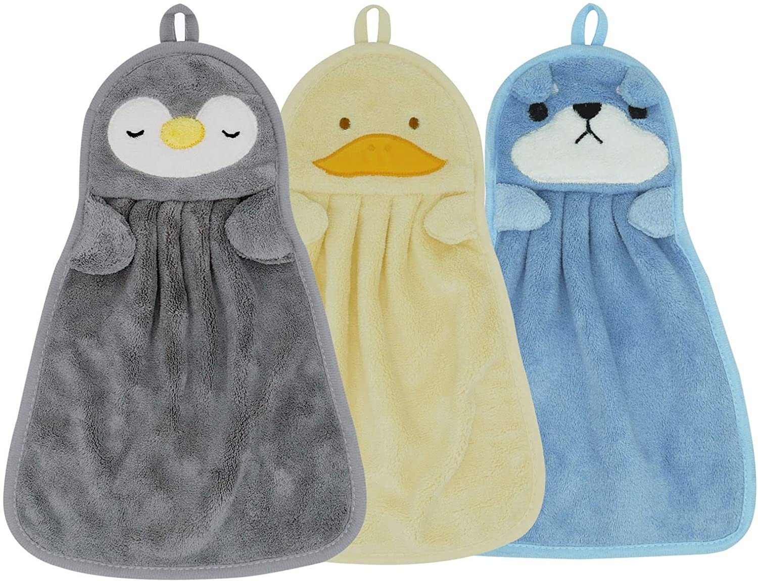 Leway Duschtücher »Handtücher für Kinder, Handtücher mit Tieren Weich  Saugfähig Kleine Handtuch für Kinder Mädchen Jungen 3 Stück« (3-St) online  kaufen | OTTO