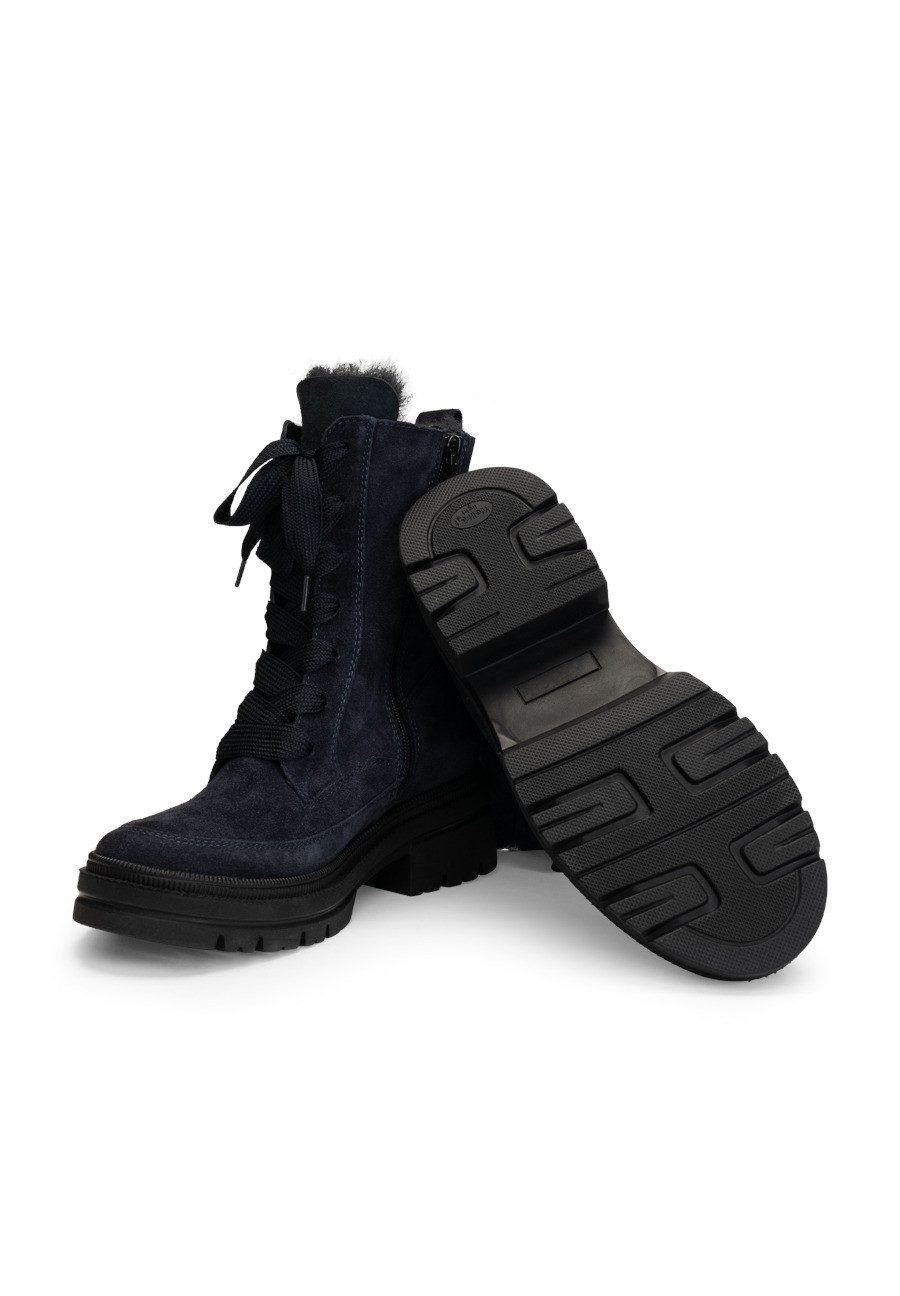 vitaform Damen Stiefeletten Veloursleder Stiefelette
