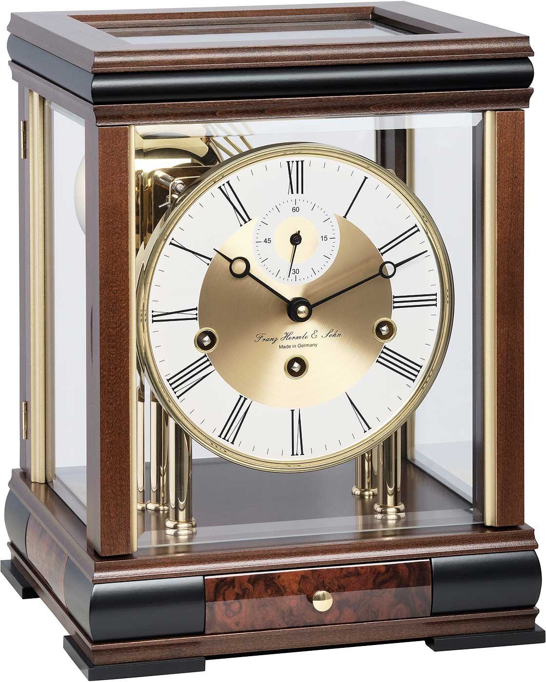 Hermle Tischuhr Tischuhr Nussbaum 4/4 Westminster - Hermle Modell: 22998-030352