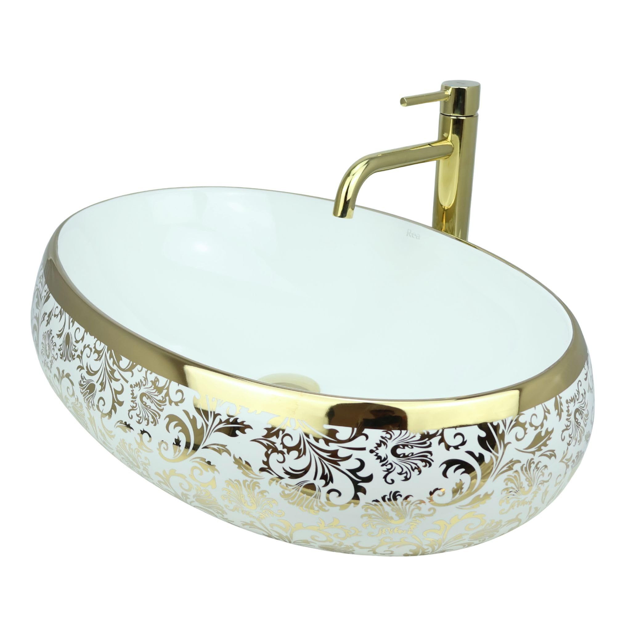 GTM Design Aufsatzwaschbecken MARGOT Glanz Modern Waschbeckenm günstig online kaufen