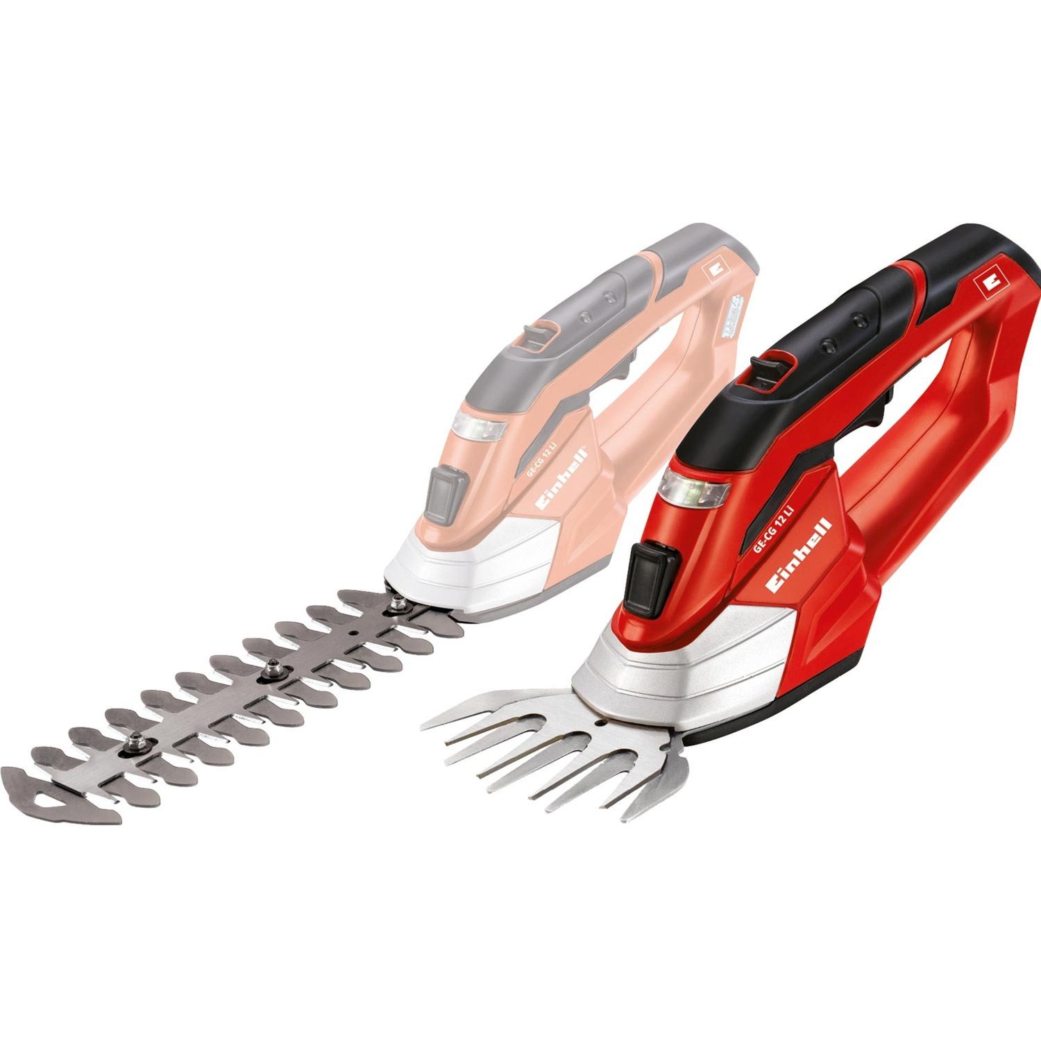 Einhell Akku-Gras- und Strauchscherenset GE-CG 12 Li Akku-Gras-