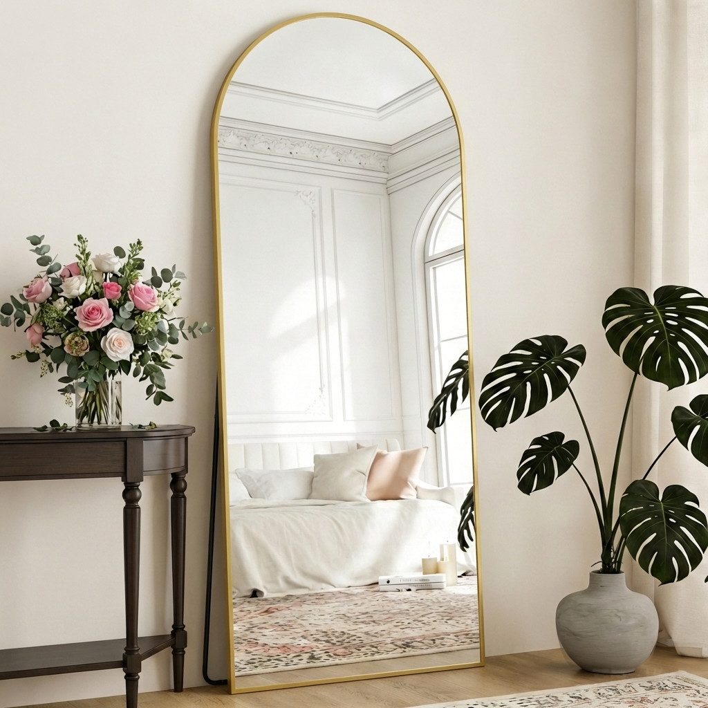 Standspiegel Wandspiegel, Ganzkörperspiegel, stehend oder wandmontiert