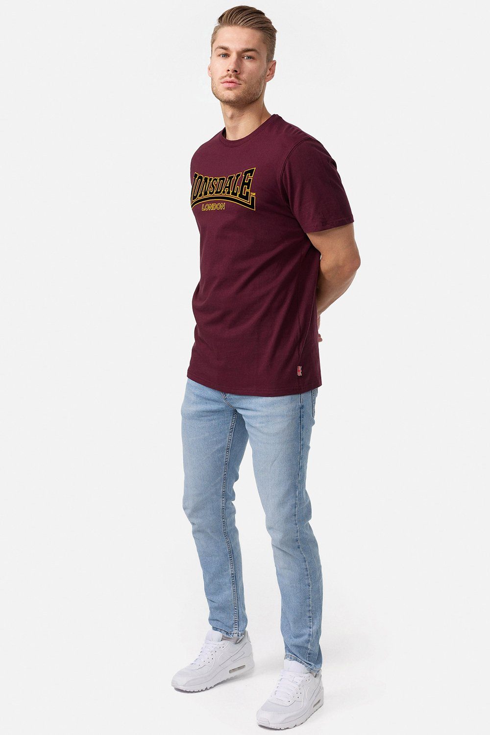 T-Shirt CLASSIC Lonsdale Oxblood