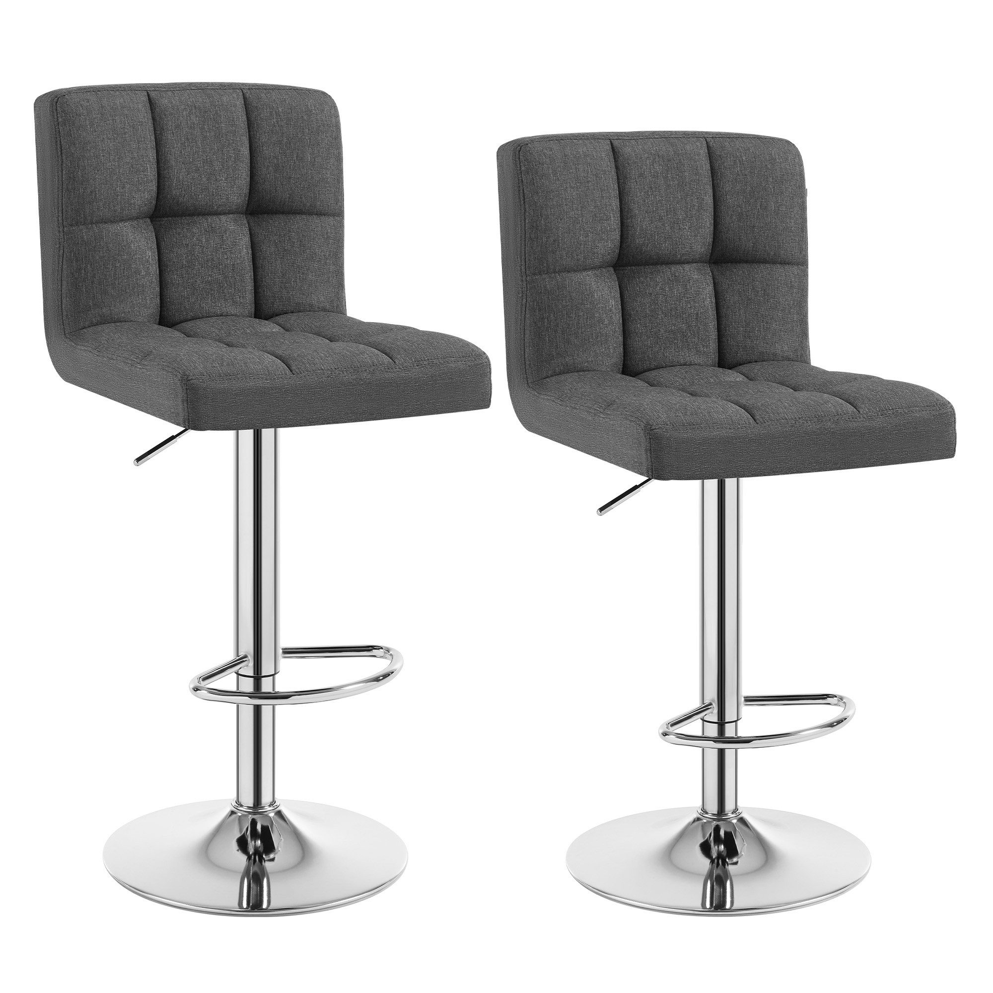 Woltu Barhocker (2 St), Barstühle verstellbar drehbar, gemütliche feines Le günstig online kaufen