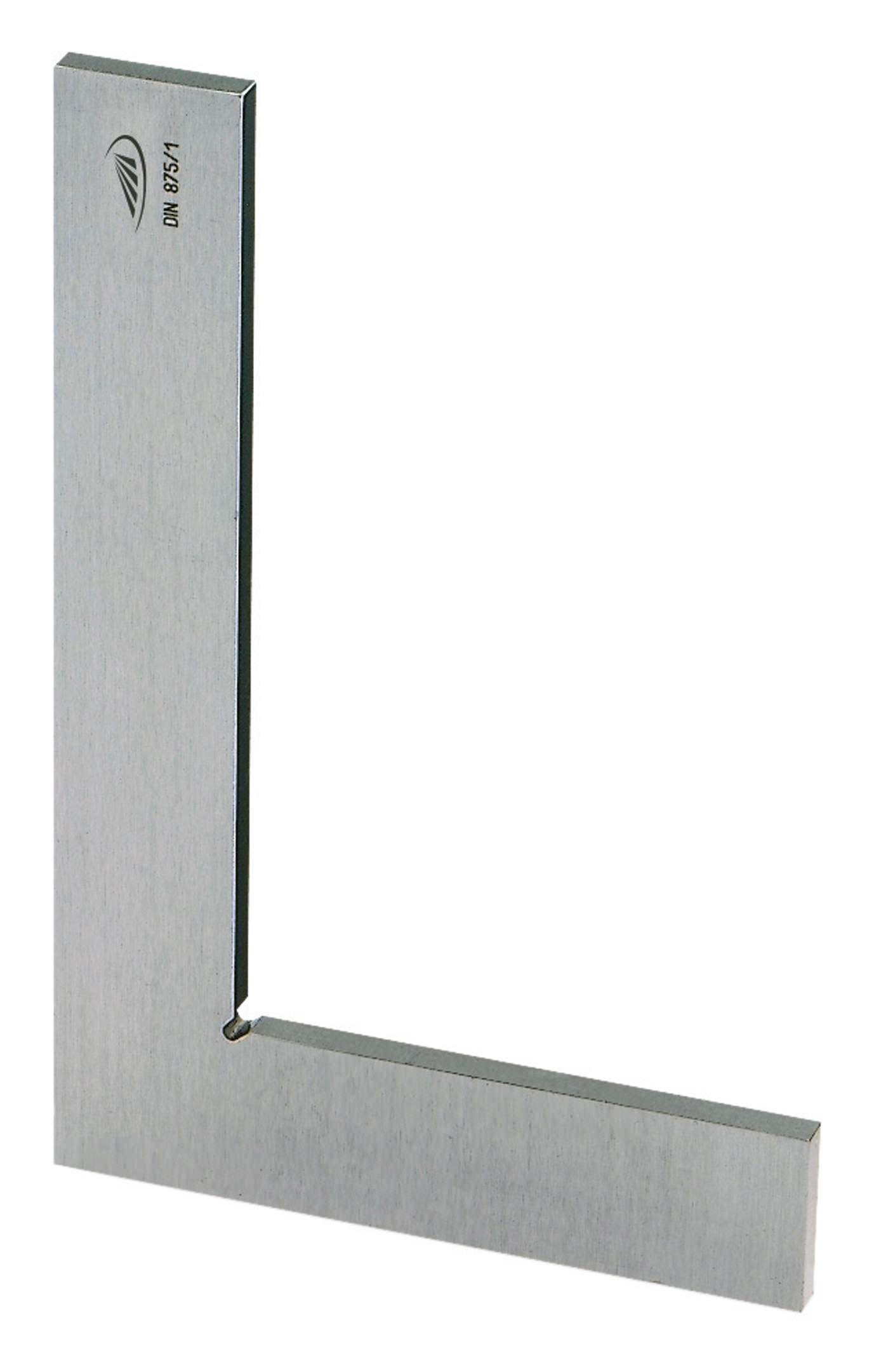 HELIOS PREISSER Flachwinkel, Werkstattwinkel DIN 875/1 ohne Anschlag 100 x 70 mm