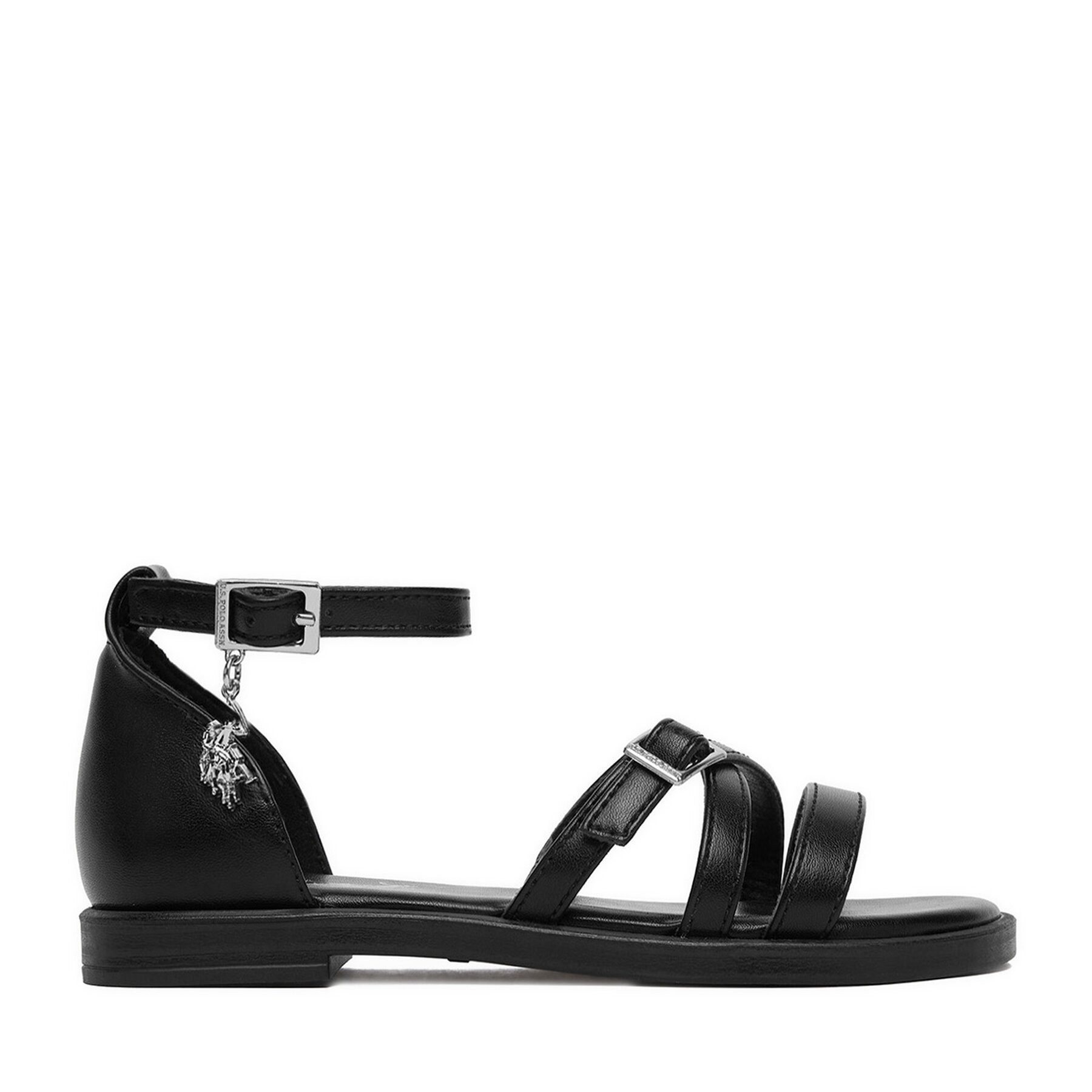U.S. Polo Assn. US Polo Assn Sandalen Mädchen Schwarz Sandale