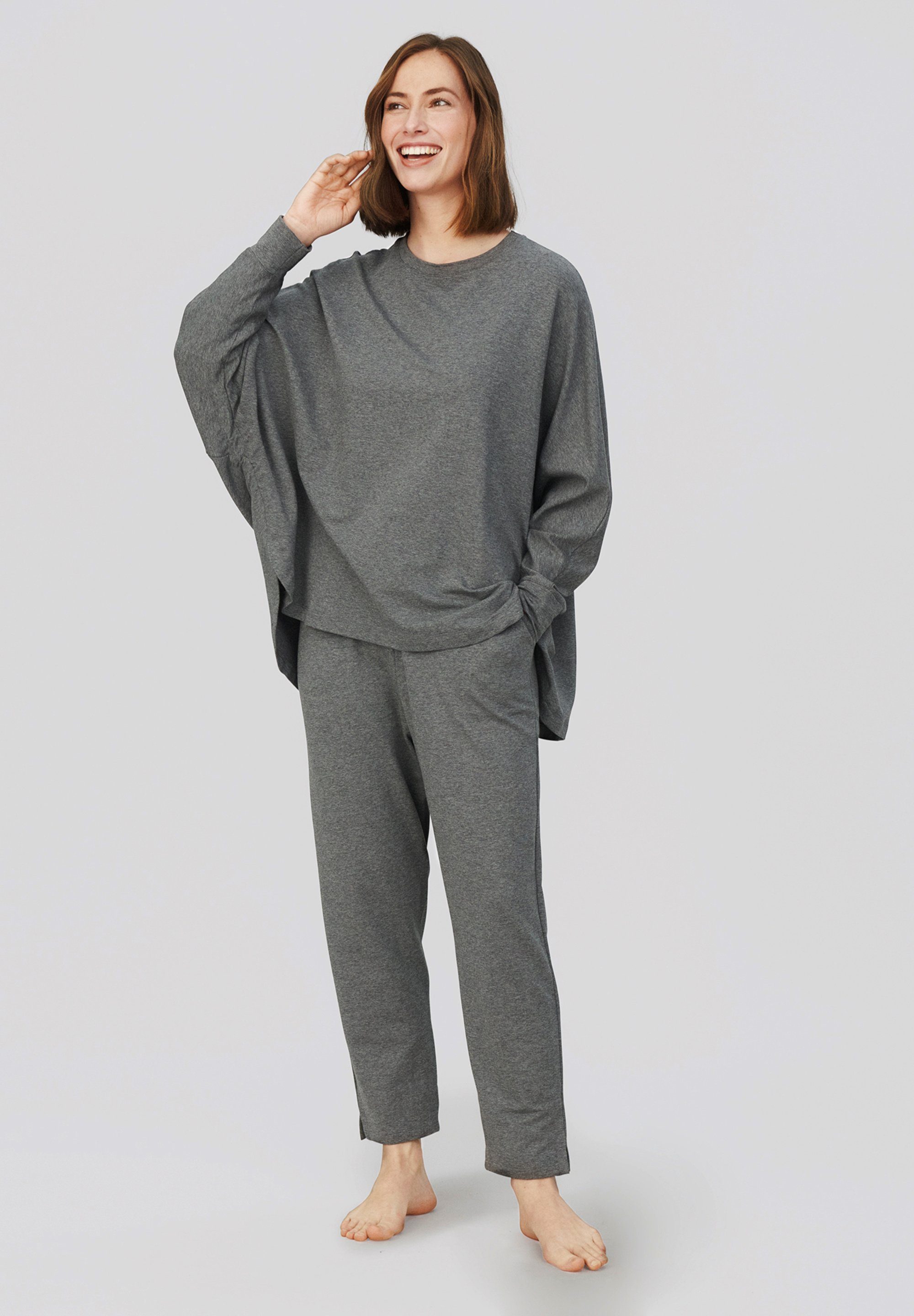 Masai Jogginghose Homewear, grey Jersey, Loose, MaPetrasia Sportlich