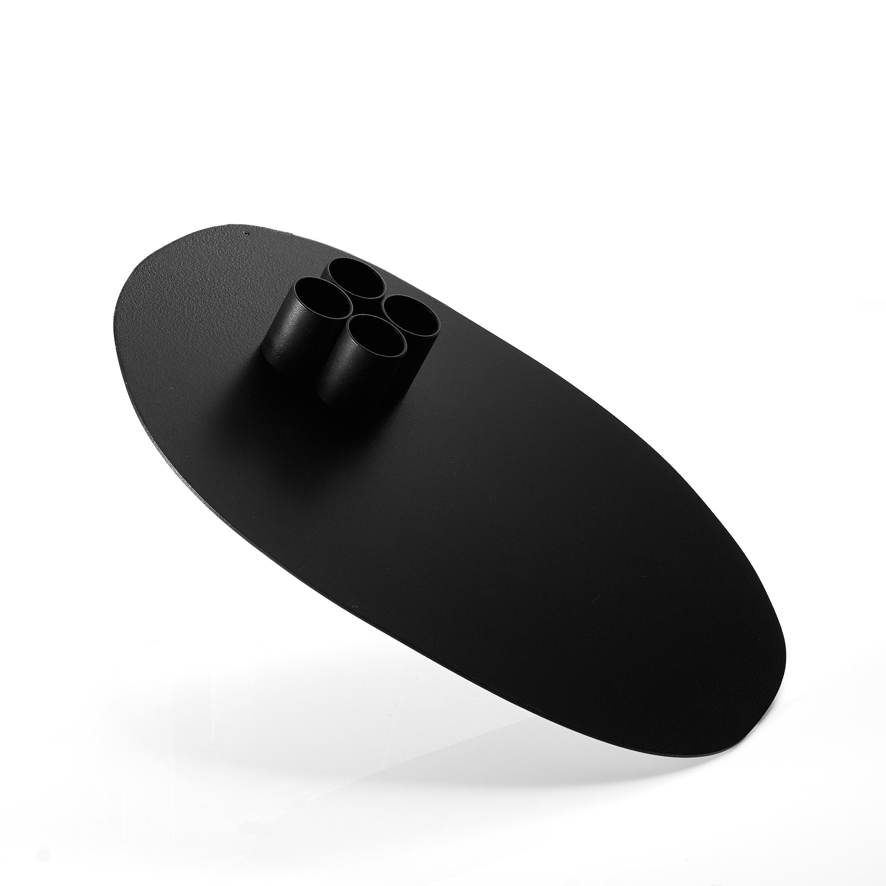 draadwerk® Kerzenhalter Dekotablett Stabkerzen 4 Stück