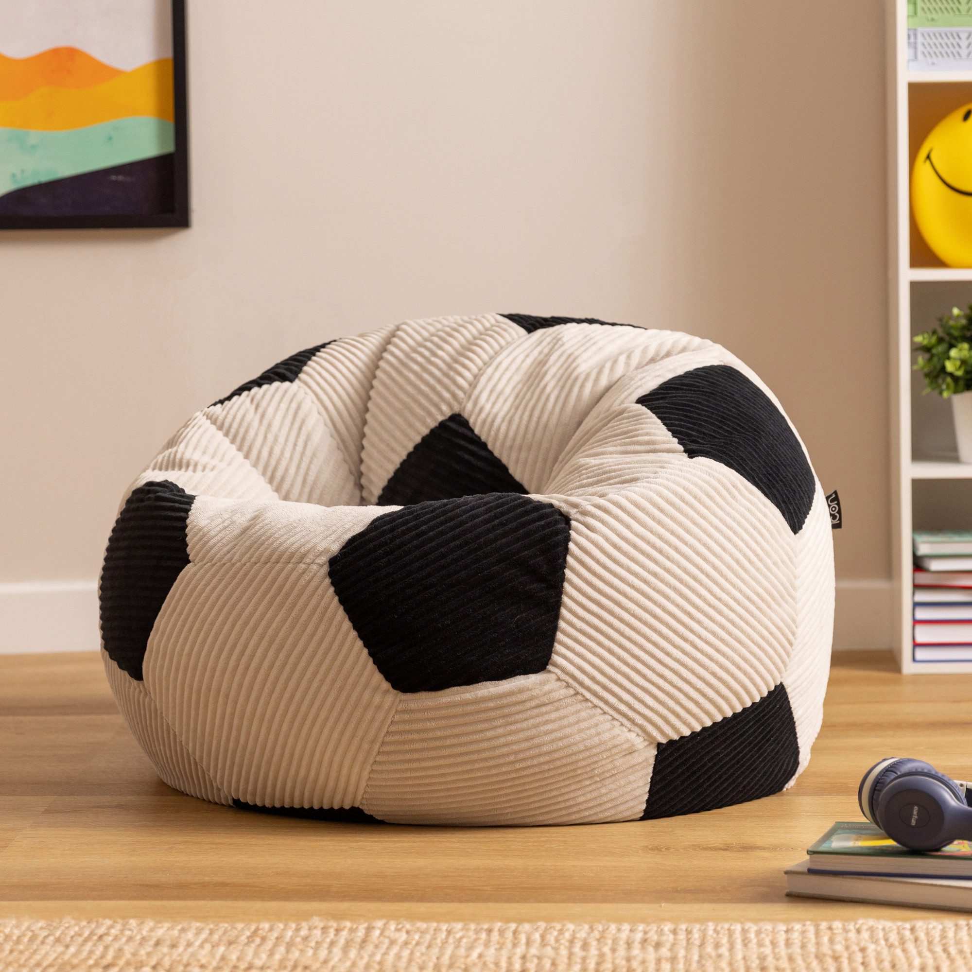 icon Sitzsack Kinder Fußball aus Cord, günstig online kaufen