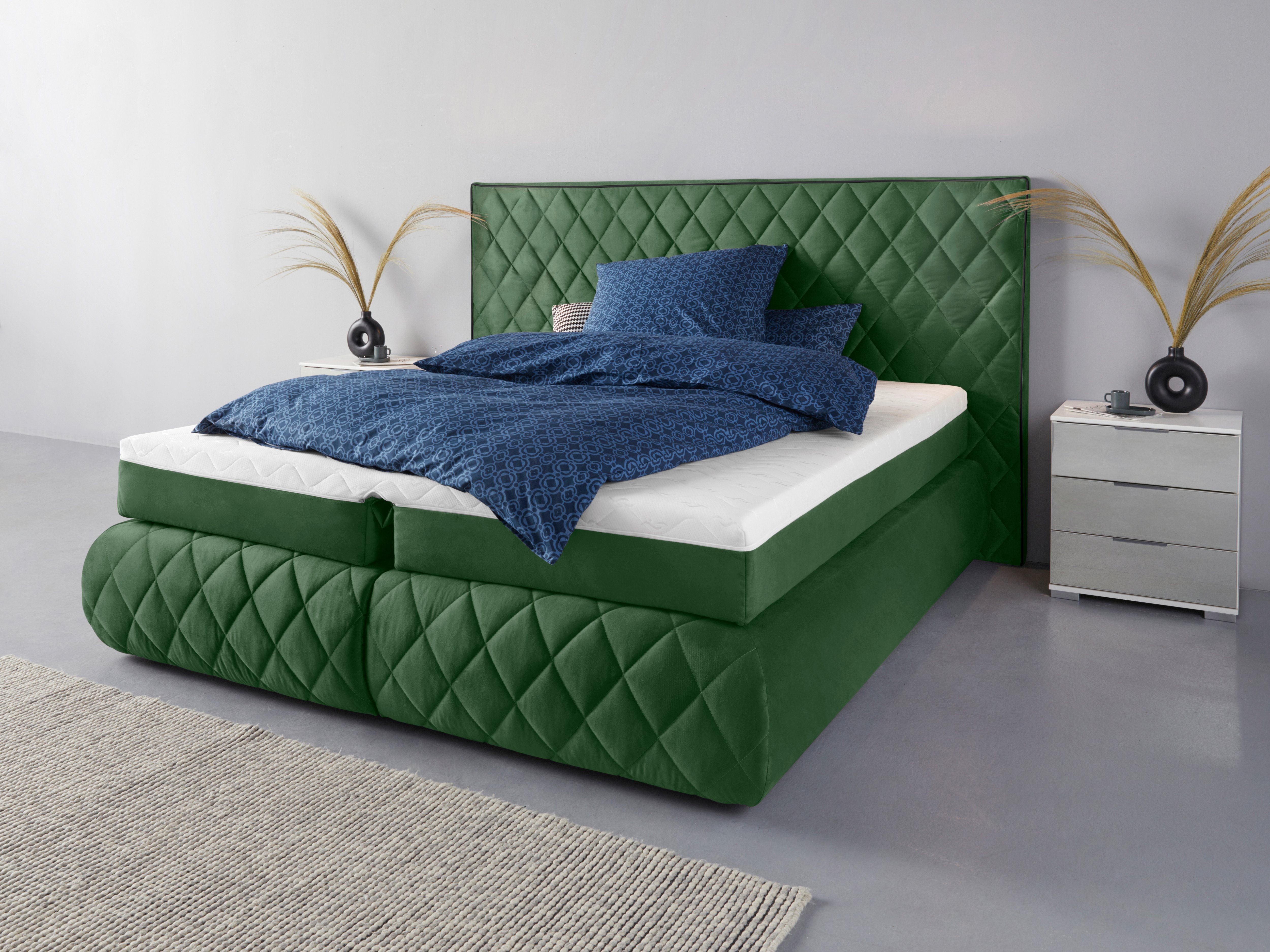 Places of Style Boxspringbett Alaric, wahlweise günstig online kaufen
