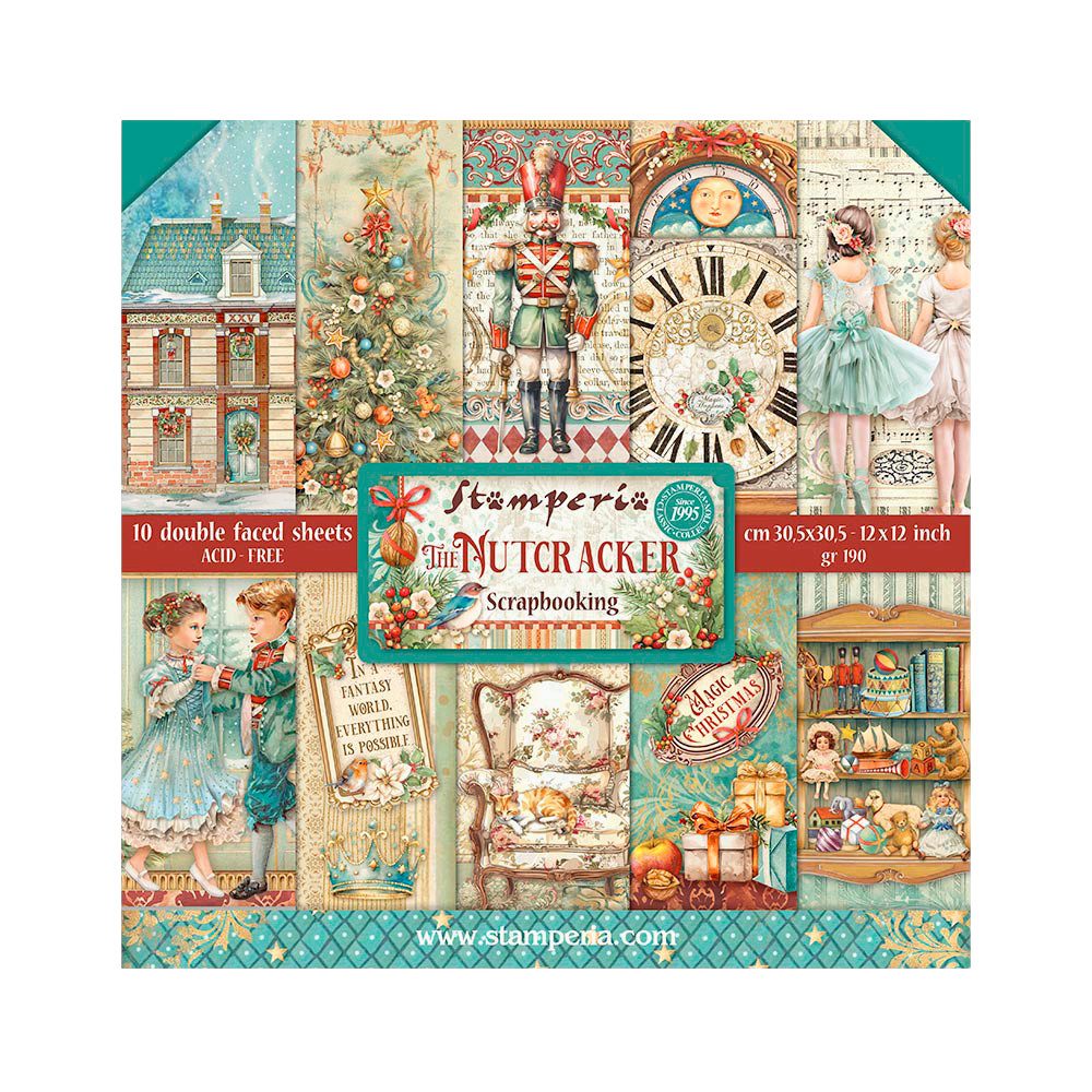 Motivpapier Scrapbook-Block The Nutcracker