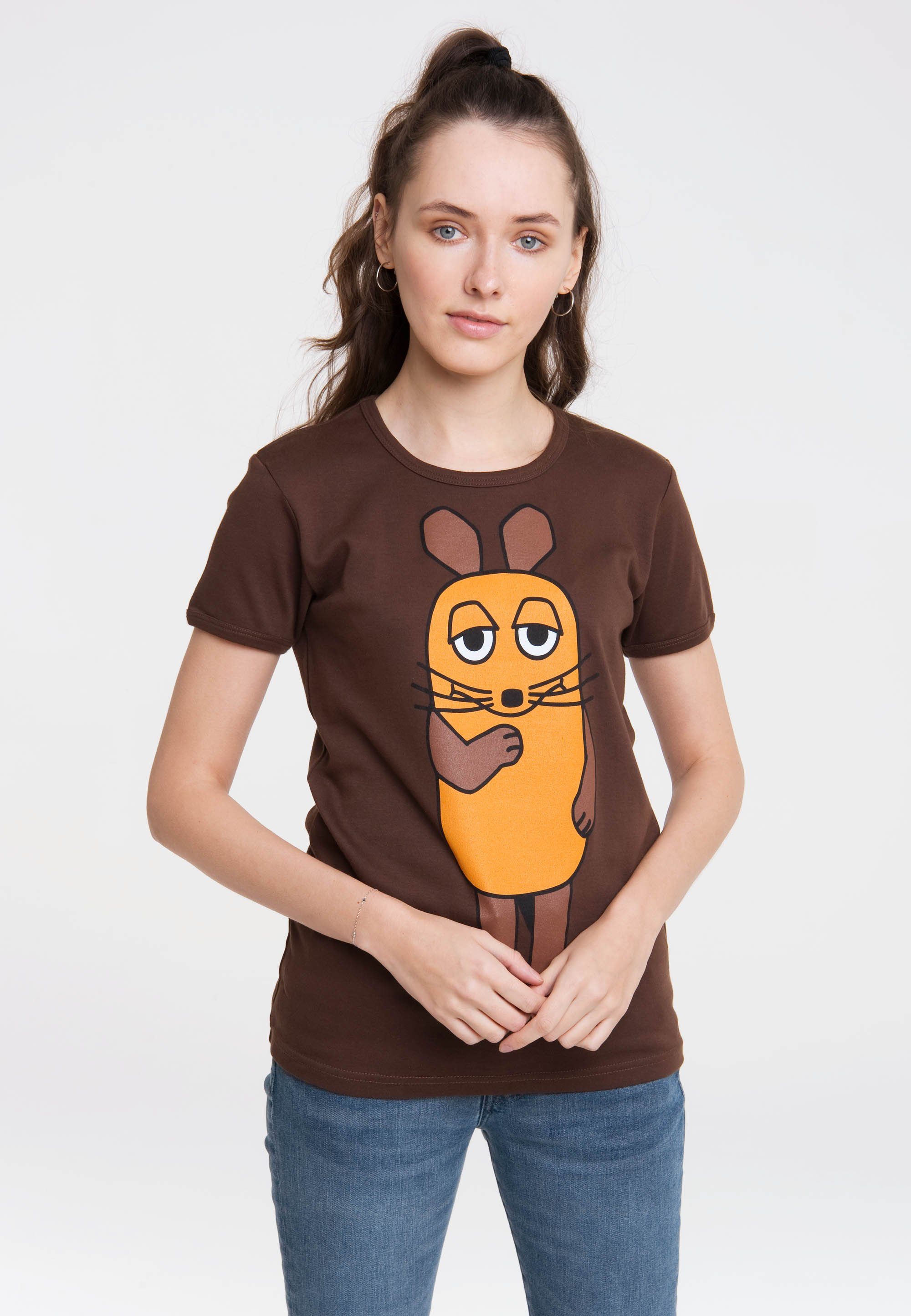 LOGOSHIRT T-Shirt Die Sendung mit der Maus mit lizenziertem Design