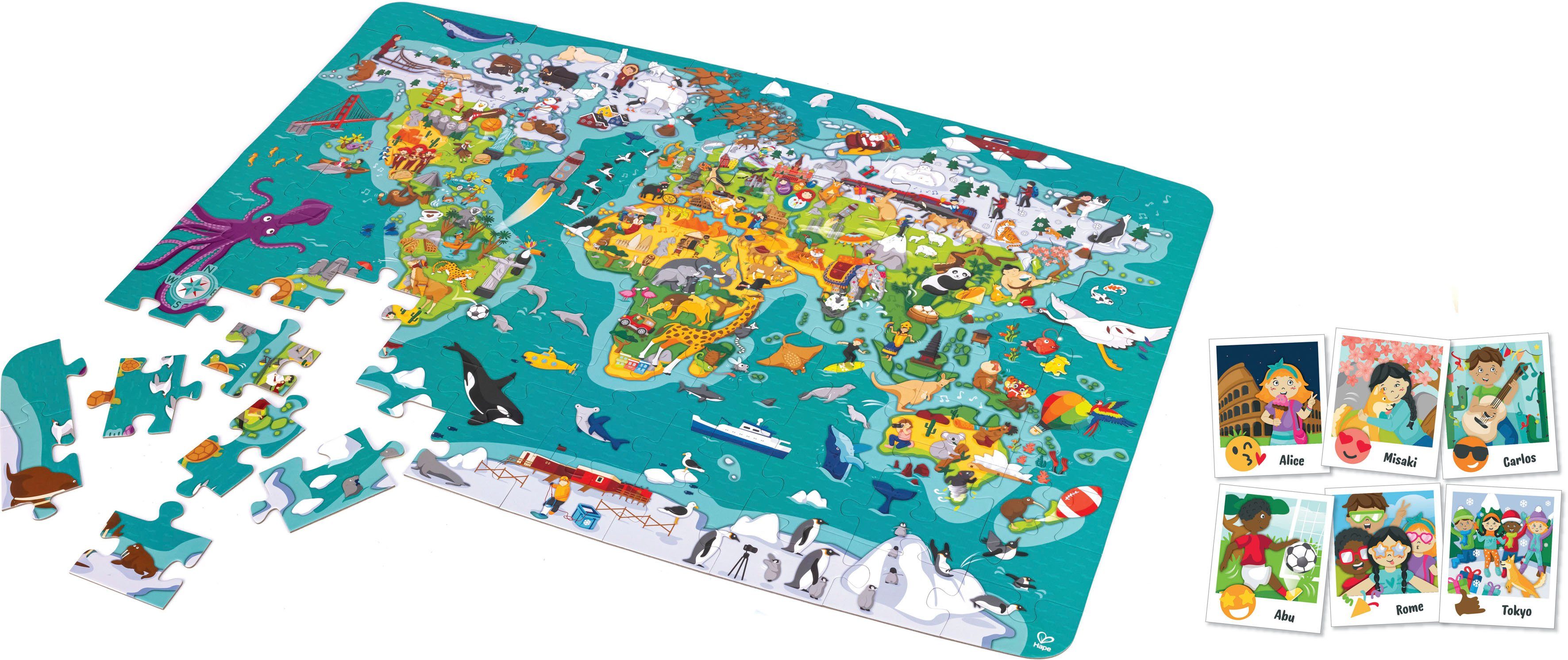 Hape Puzzle 2-in-1 Weltreise, Puzzle und günstig online kaufen