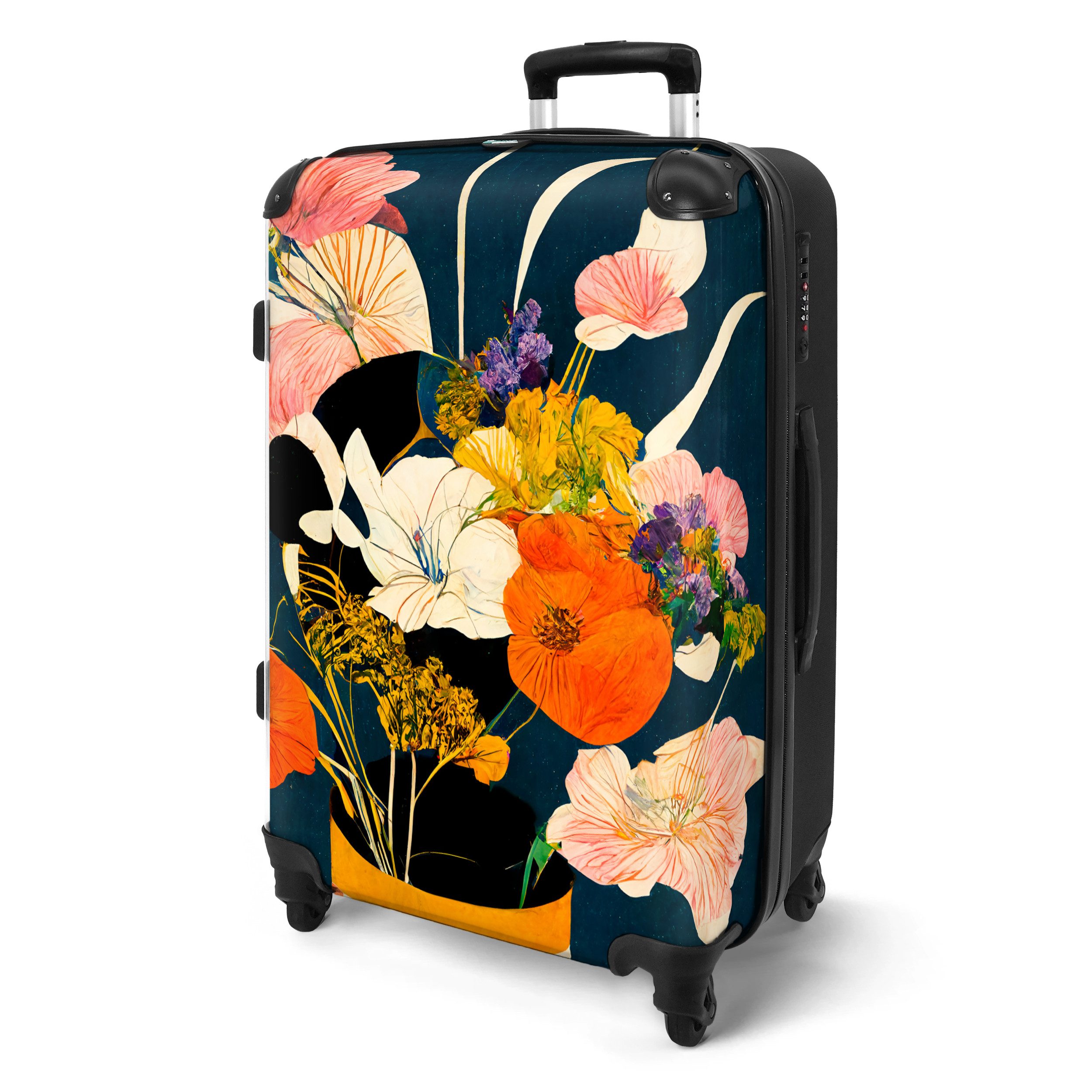 NoBoringSuitcases.com© Hartschalen-Trolley mit leuchtende Räder - günstig online kaufen