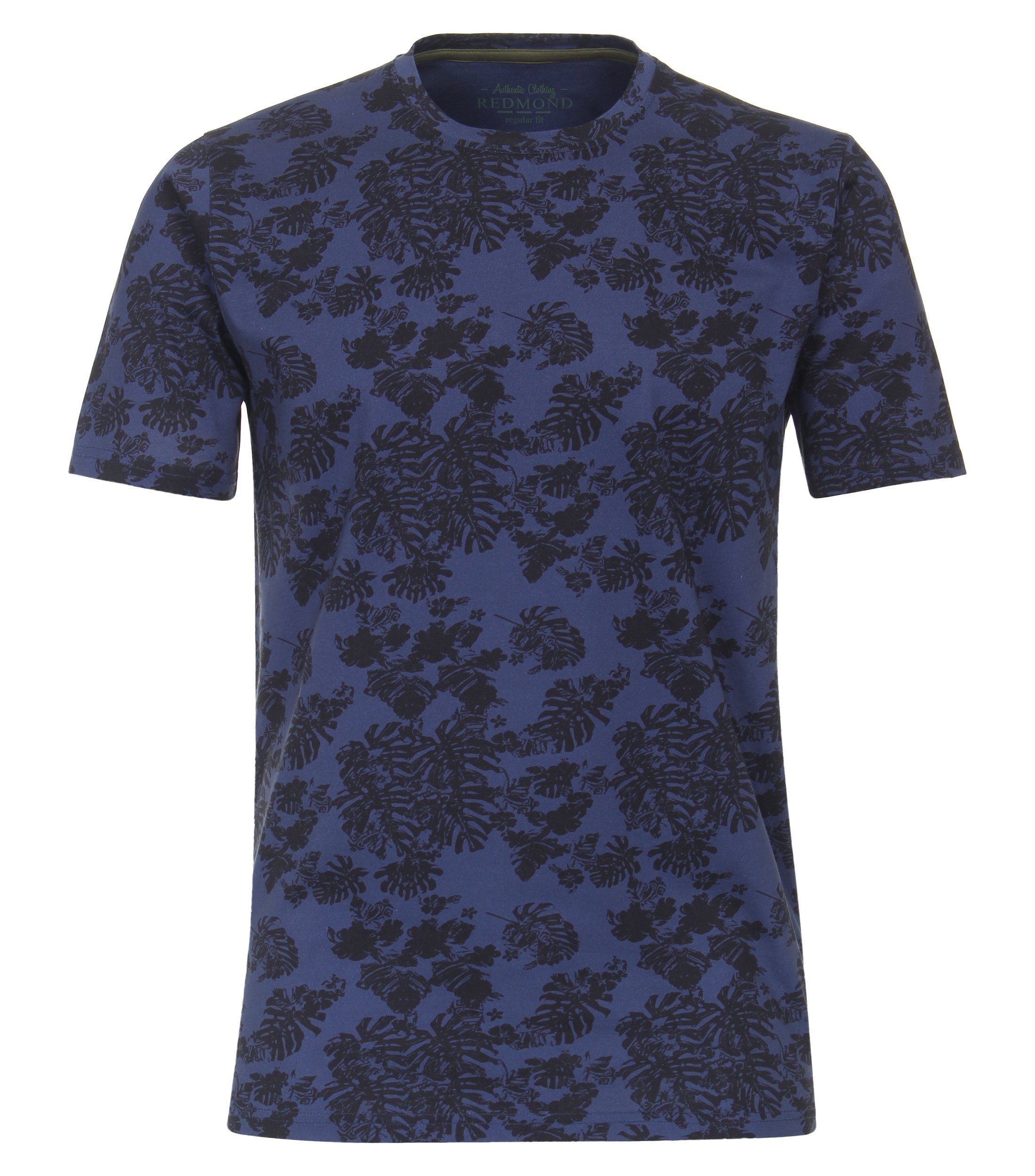 Redmond T-Shirt andere Muster 10 blau