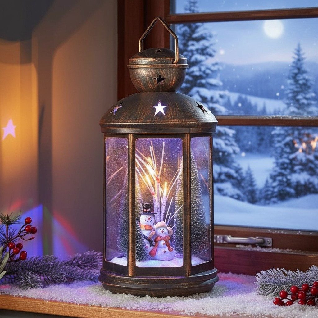 Smart Garden Weihnachtsszene SnowFall – Rotierende Schneelaterne mit winter günstig online kaufen