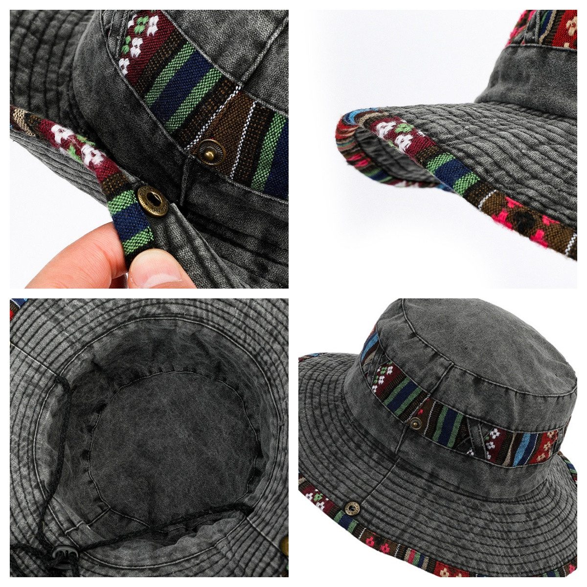 Coonoor Sonnenhut Faltbar Sommerhut Breite Krempe Outdoor Anglerhut Wanderh günstig online kaufen